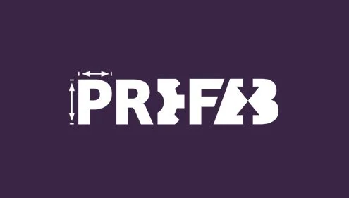 Logo met de tekst 'PREFIX' in witte letters op een donkere achtergrond.