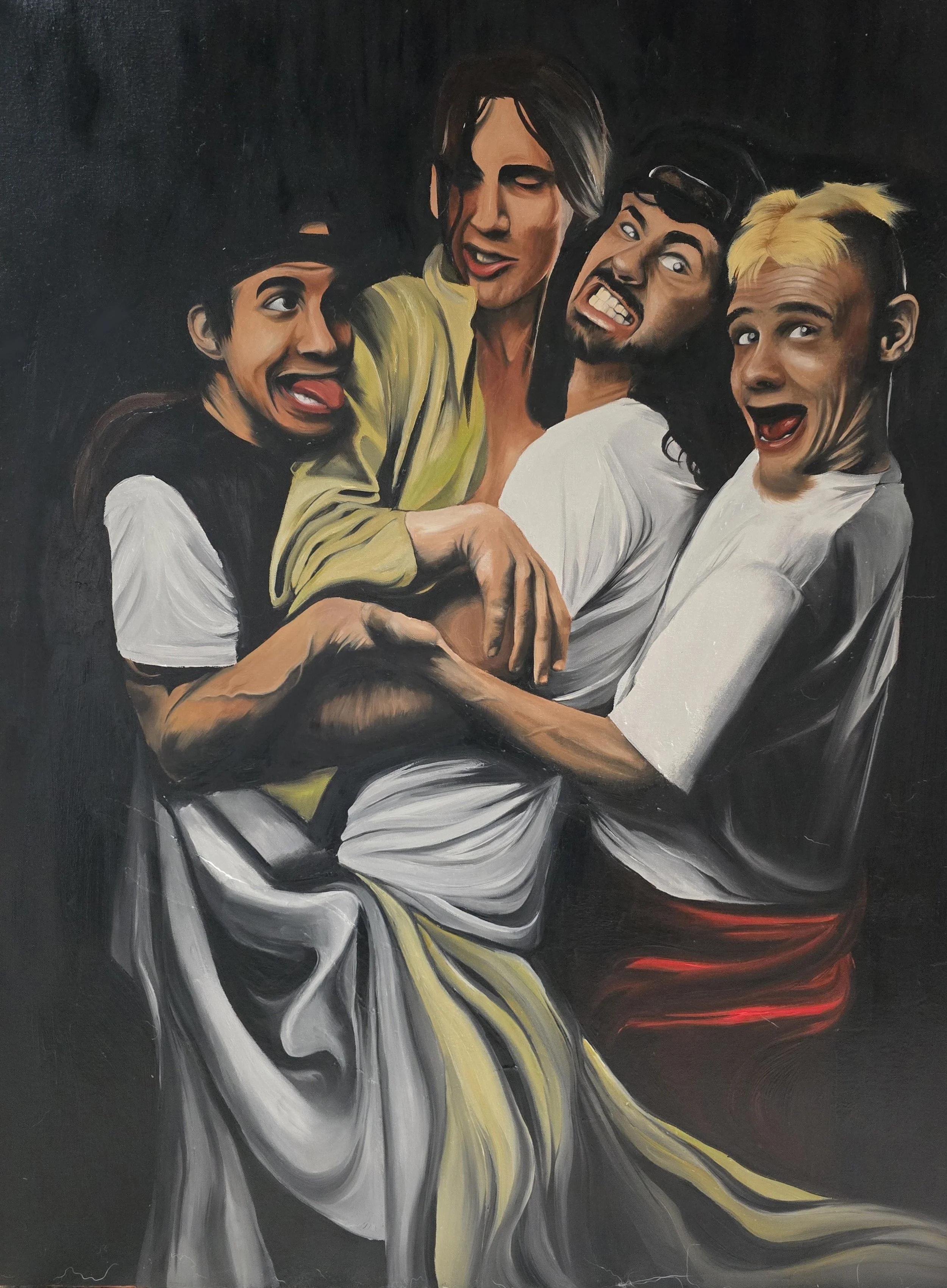 "Red Hot Chili Peppers" / Oil on canvas