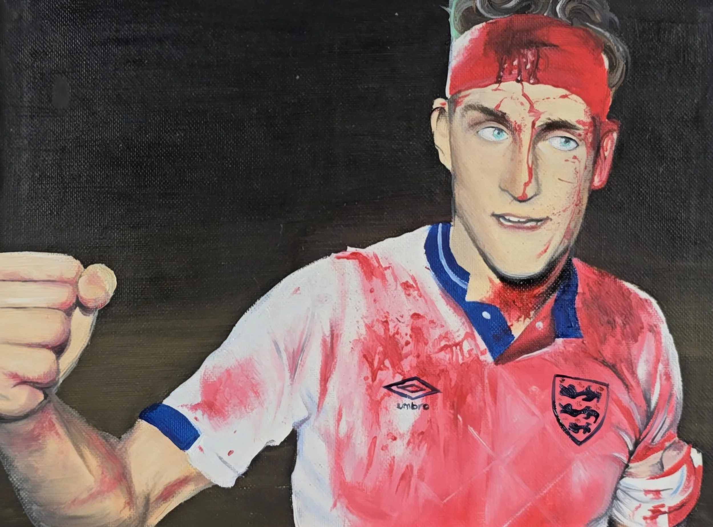 "At all Costs" / Oil on Canvas Board