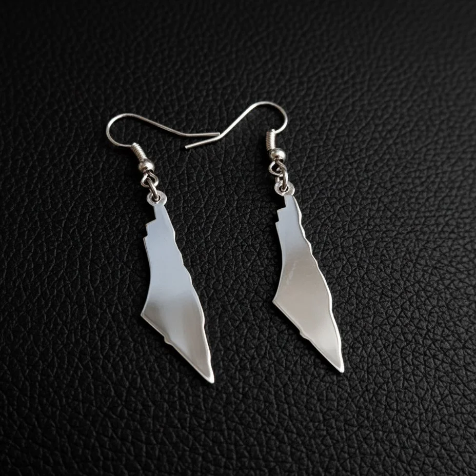 Palestine Map Earrings