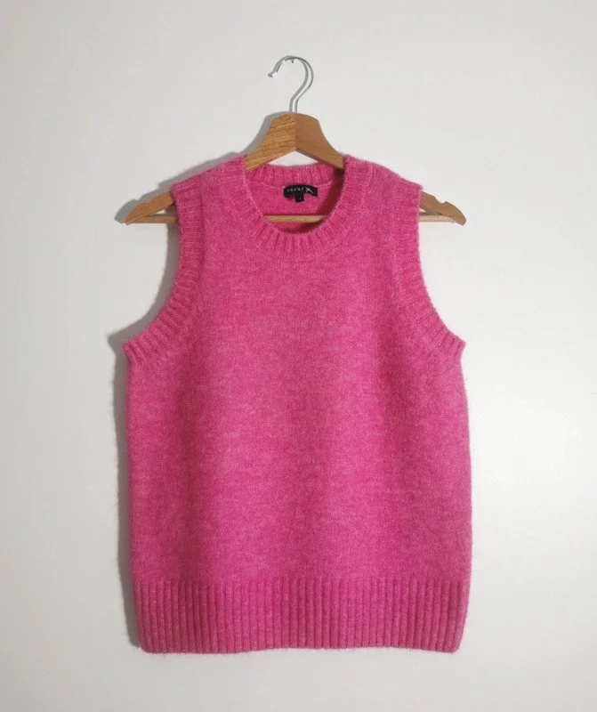 Pull sans manche - Fuchsia - T36 - 100€