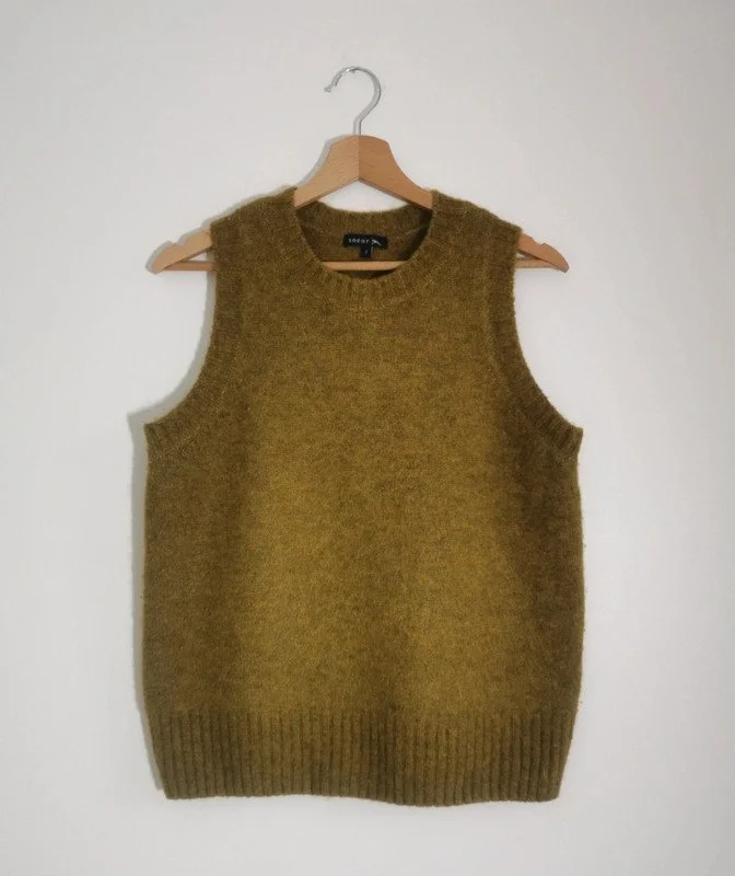 Pull sans manche - Kaki - T36 - 100€
