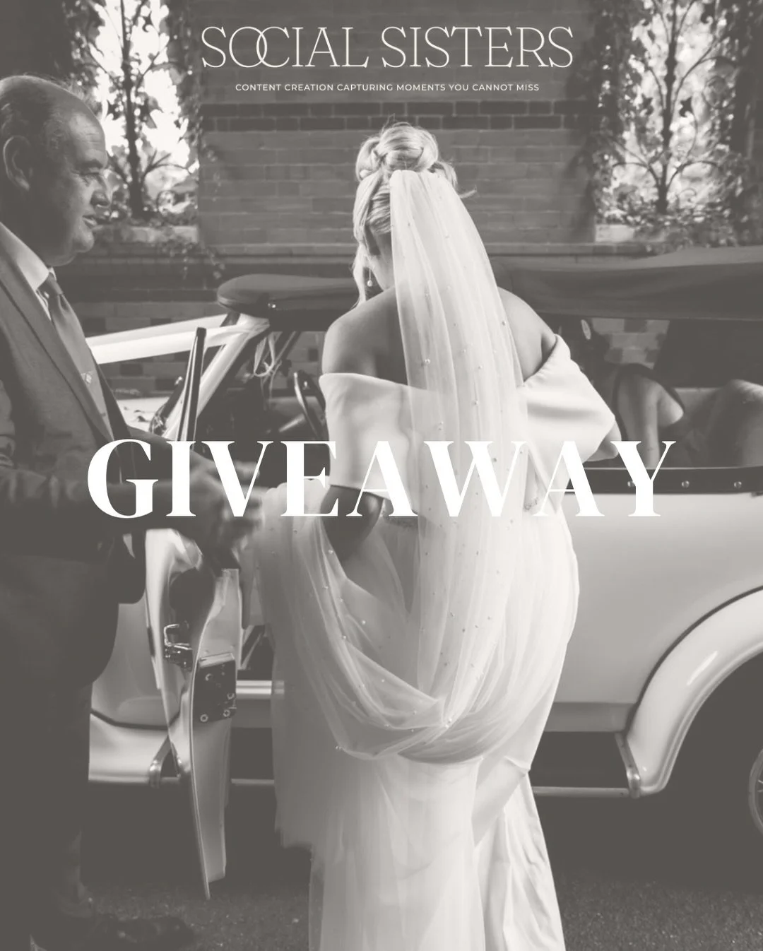 SOCIAL SISTERS BRIDAL GIVEAWAY 🤍

To celebrate timeless elegance, enter Social Sisters giveaway featuring:

* A cathedral pearl-embroidered veil (&pound;400) from Love Bridal
* Dior lipgloss and Rhode beauty essentials
* Four hours of bespoke weddin