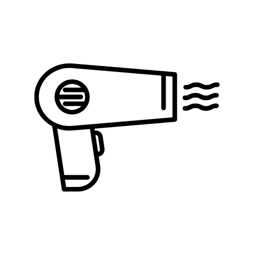 The Crowes nest caravan holiday home based on the East coast in North Yorkshire at  Havens Reighton Sands Holiday site comes with a hair dryer.