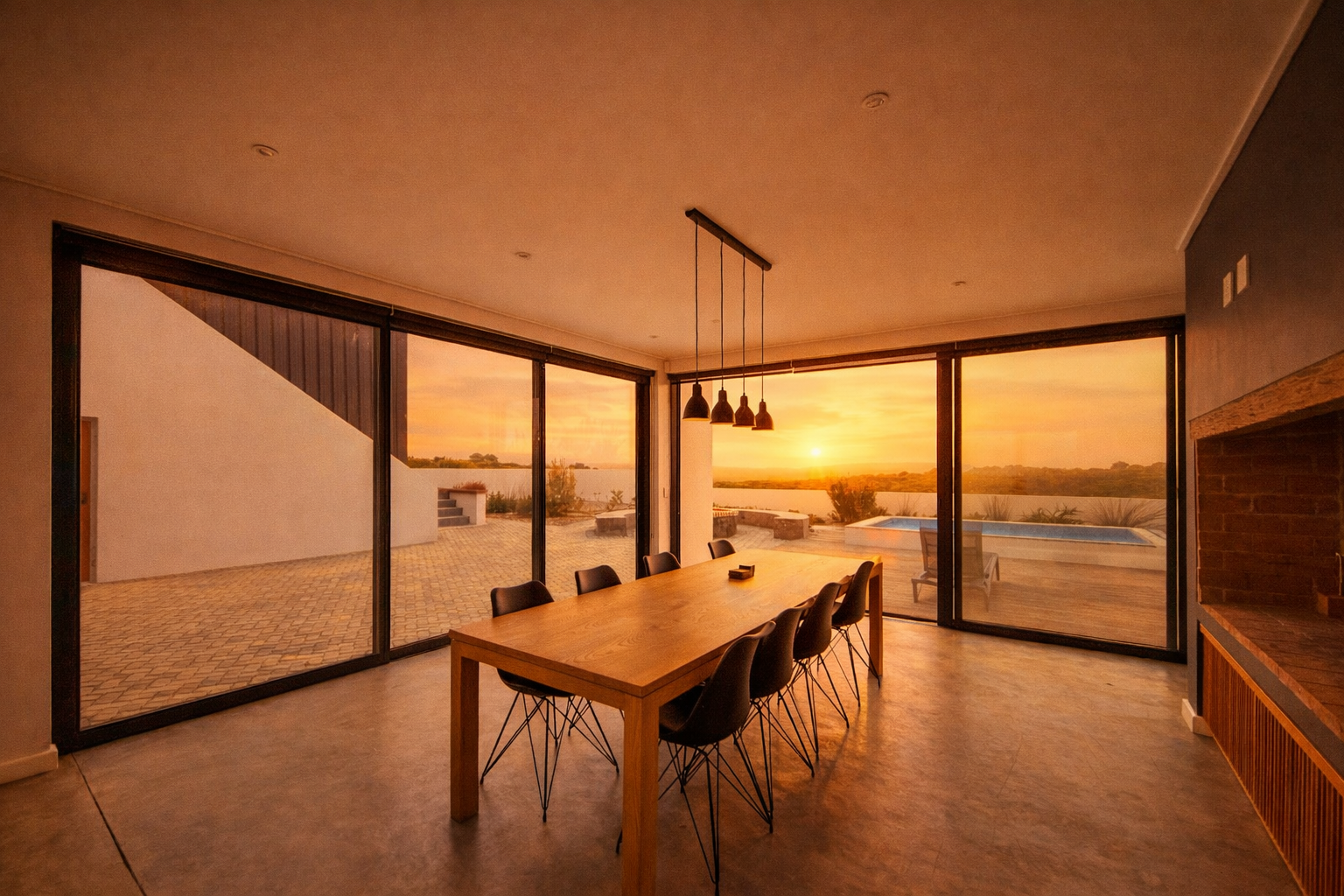 Kalaya Ridge Villa Struisbaai Dining braai room.png