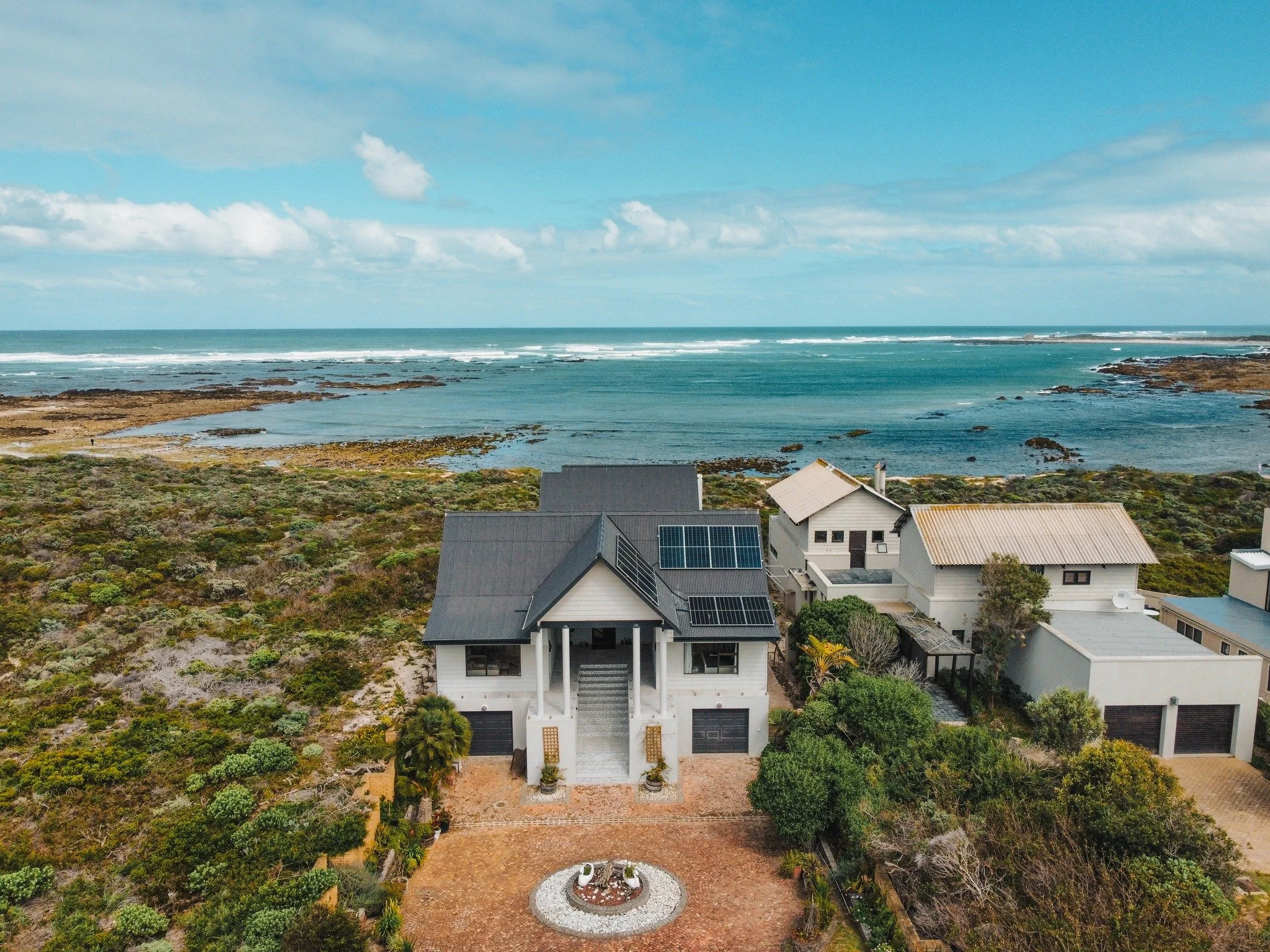 Still looking for self catering accommodation in Struisbaai this December?  We have the Stunning Rassklippe Beach Villa, in Suiderstrand available from Dec 1 - 14th and Dec 24-28th. Sleeps 8 | R7500 a night.

Perfectly positioned along the shoreline,