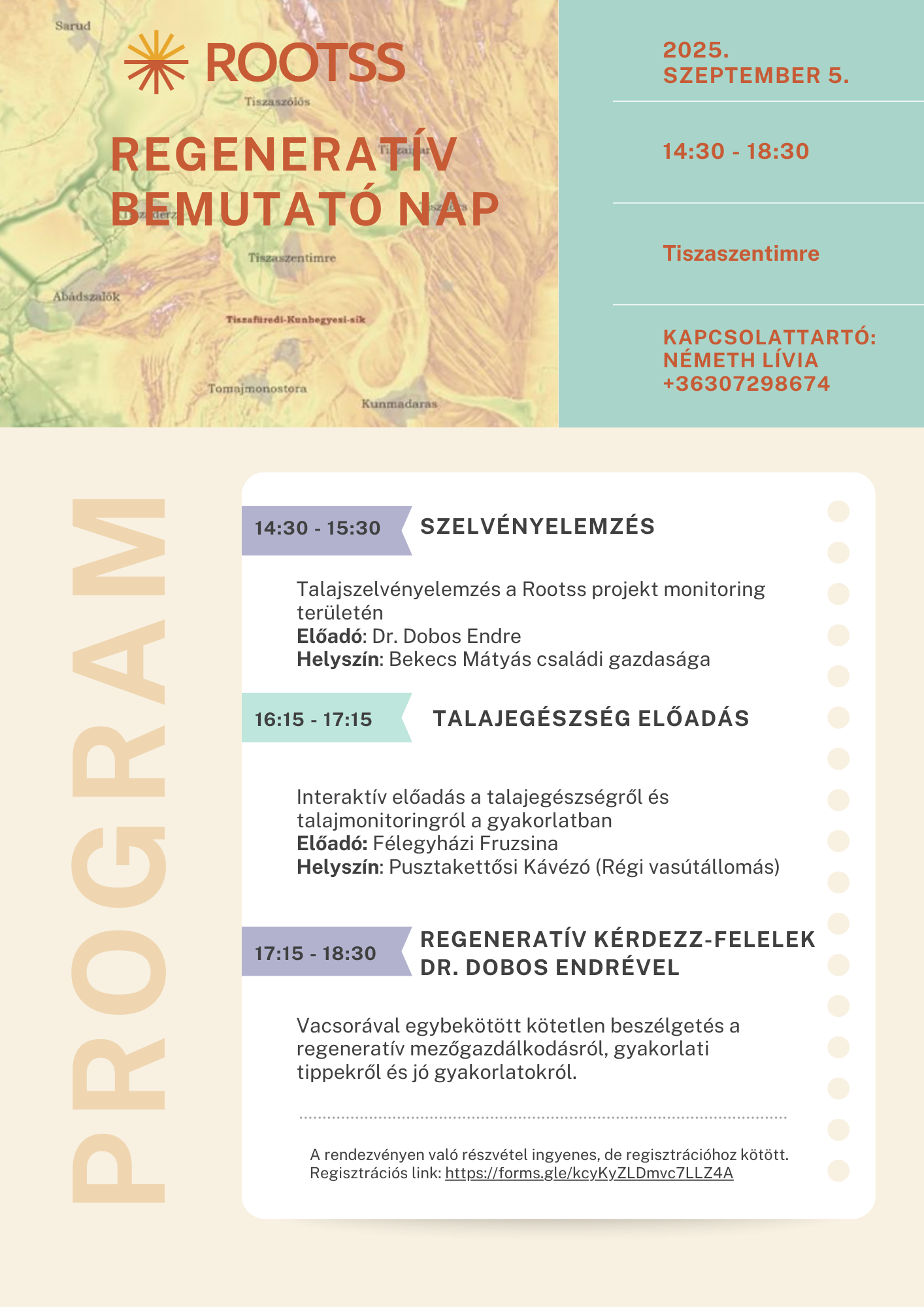 Regeneratív Szakmai Nap Tiszaszentimrén