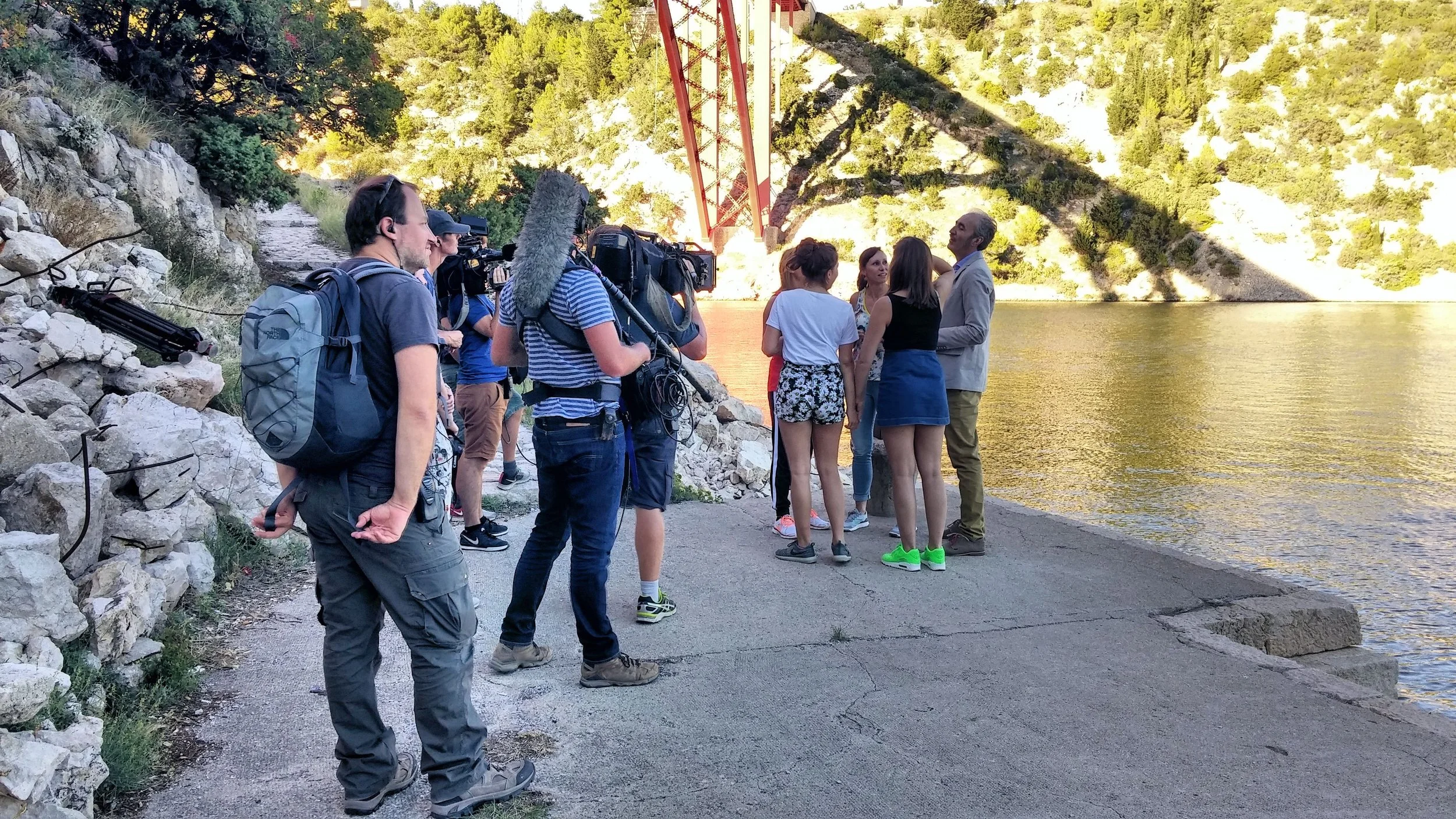 Behind the scenes of "Best Friends," a Belgian reality TV series filmed in Biograd, Croatia, with HH107 – ViEdo - fixer services and on-site support, including cameo participation.