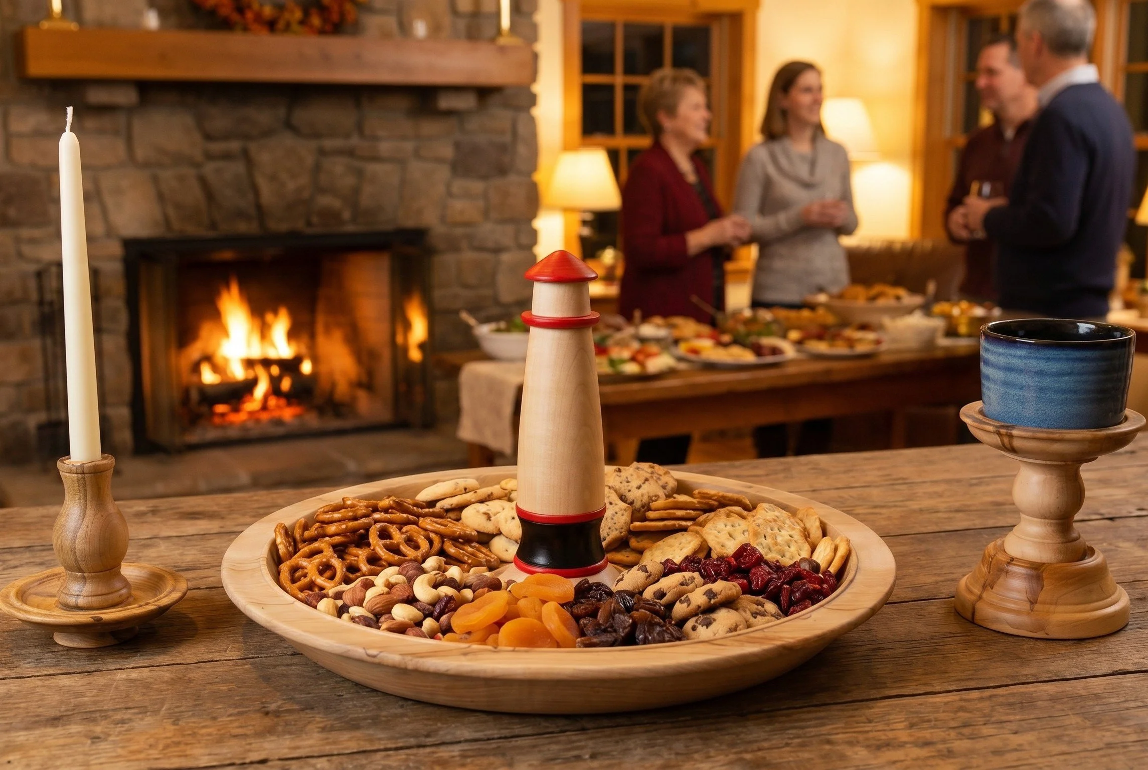 8-Piece Ambrosia Maple Modular Platter Set
