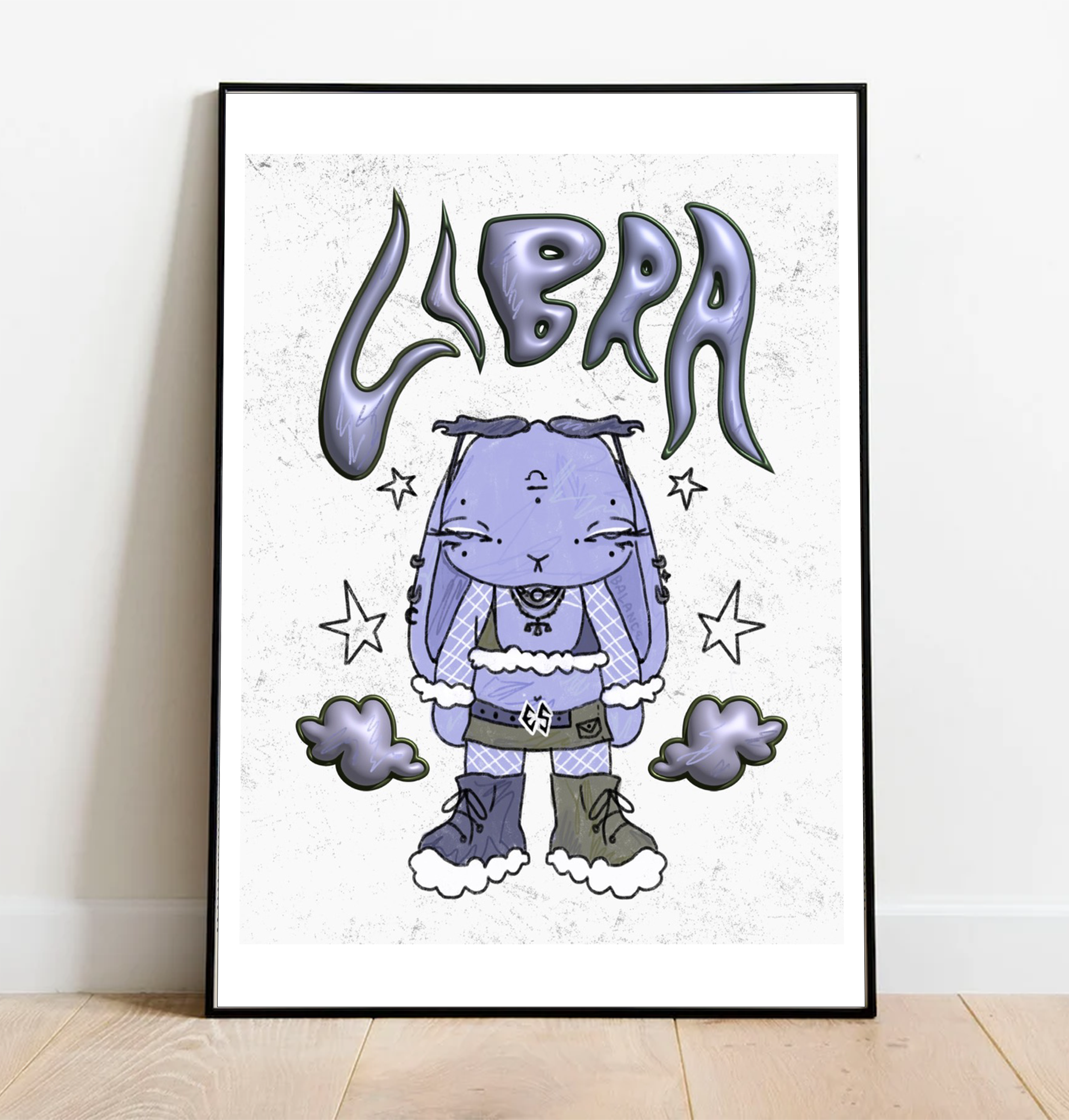 Libra BUNZ Print