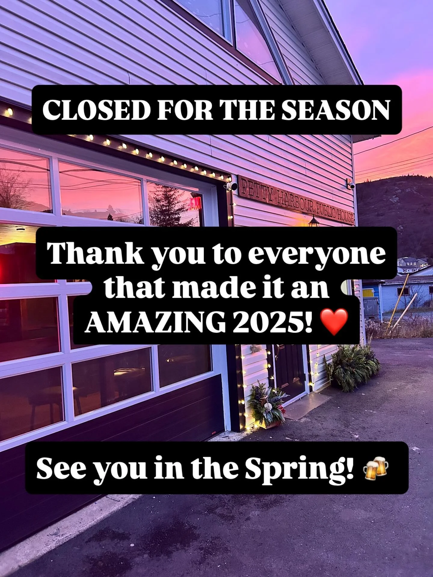 What an awesome ride 2025 has been! Thank you for everyone who came for the drinks, bites, and laughs! We look forward to seeing you all in the Spring ❤️