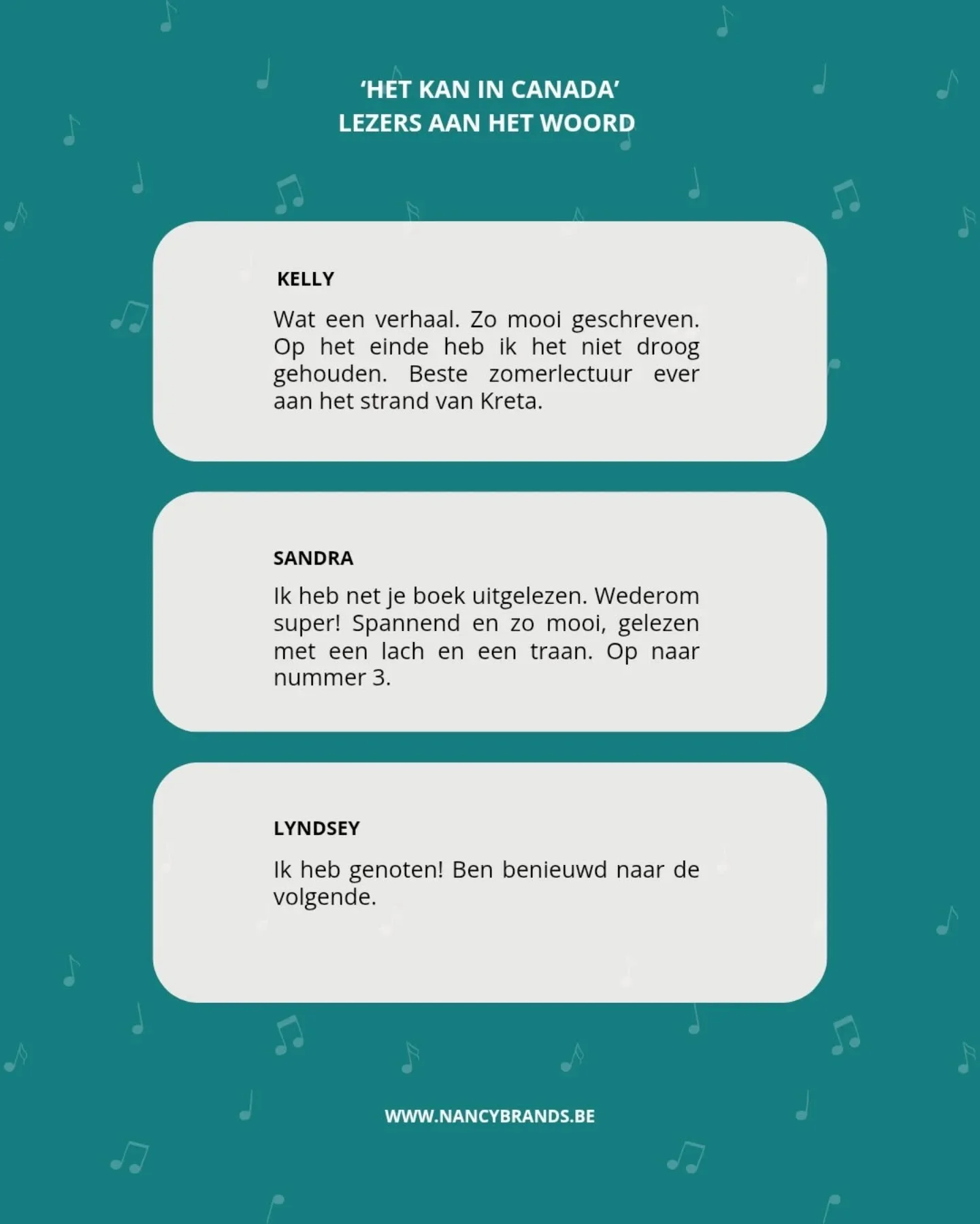 Ze zijn er! De allereerste reviews van&nbsp;&lsquo;Het kan in Canada&rsquo;. 🇨🇦

En wat ben ik er blij mee.&nbsp;💛&nbsp;Dankjewel lieve lezers &mdash; jullie&nbsp;FLEUR-en&nbsp;mijn dag helemaal op!&nbsp;🌼

Z&oacute; fijn om te lezen dat jullie n