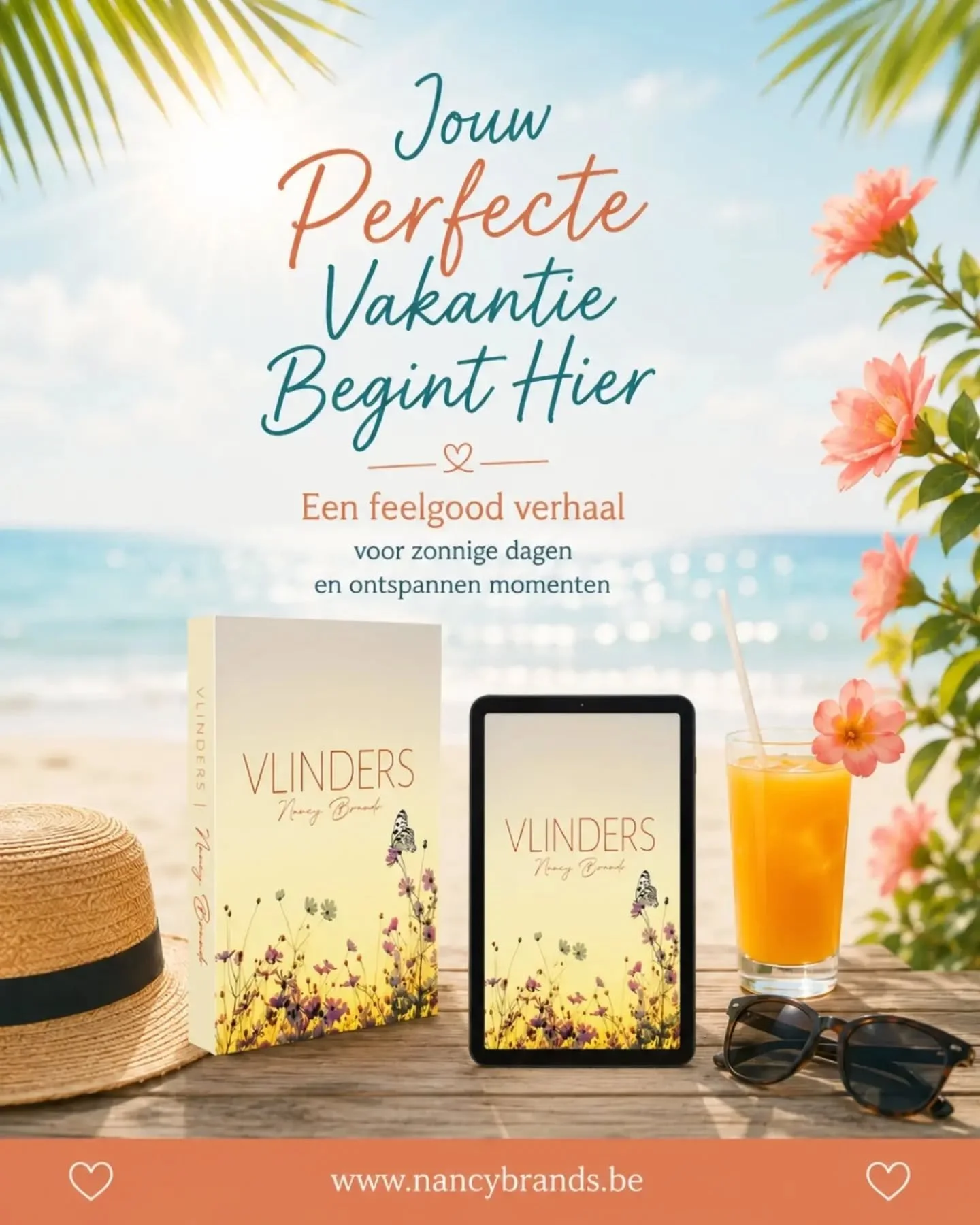 ☀️&nbsp;Heb je nog een plekje vrij in je reiskoffer voor een heerlijke feelgood? Of reis je liever licht en lees je op een e-reader?

Dan is &lsquo;Vlinders&rsquo;&nbsp;misschien wel het boek dat je zoekt 🦋
Ideaal voor aan het zwembad of op het stra