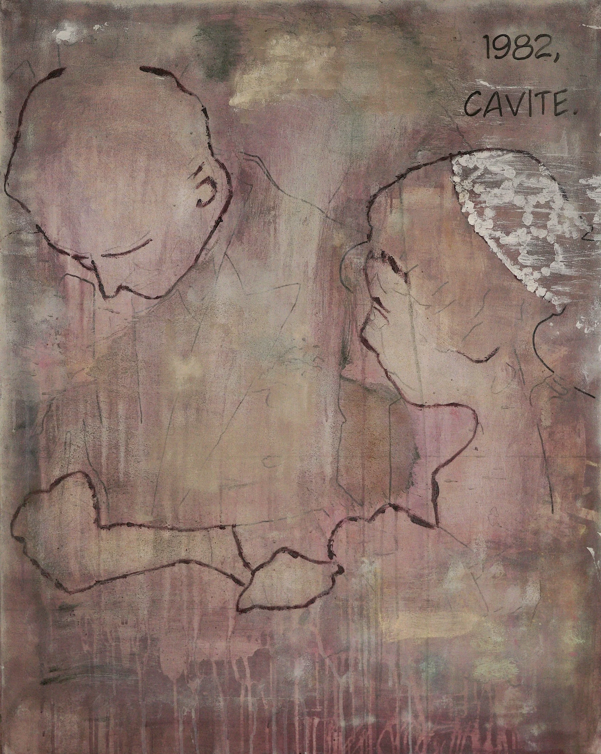 'Untitled 26' (2026) 80x100cm, mixed media on canvas