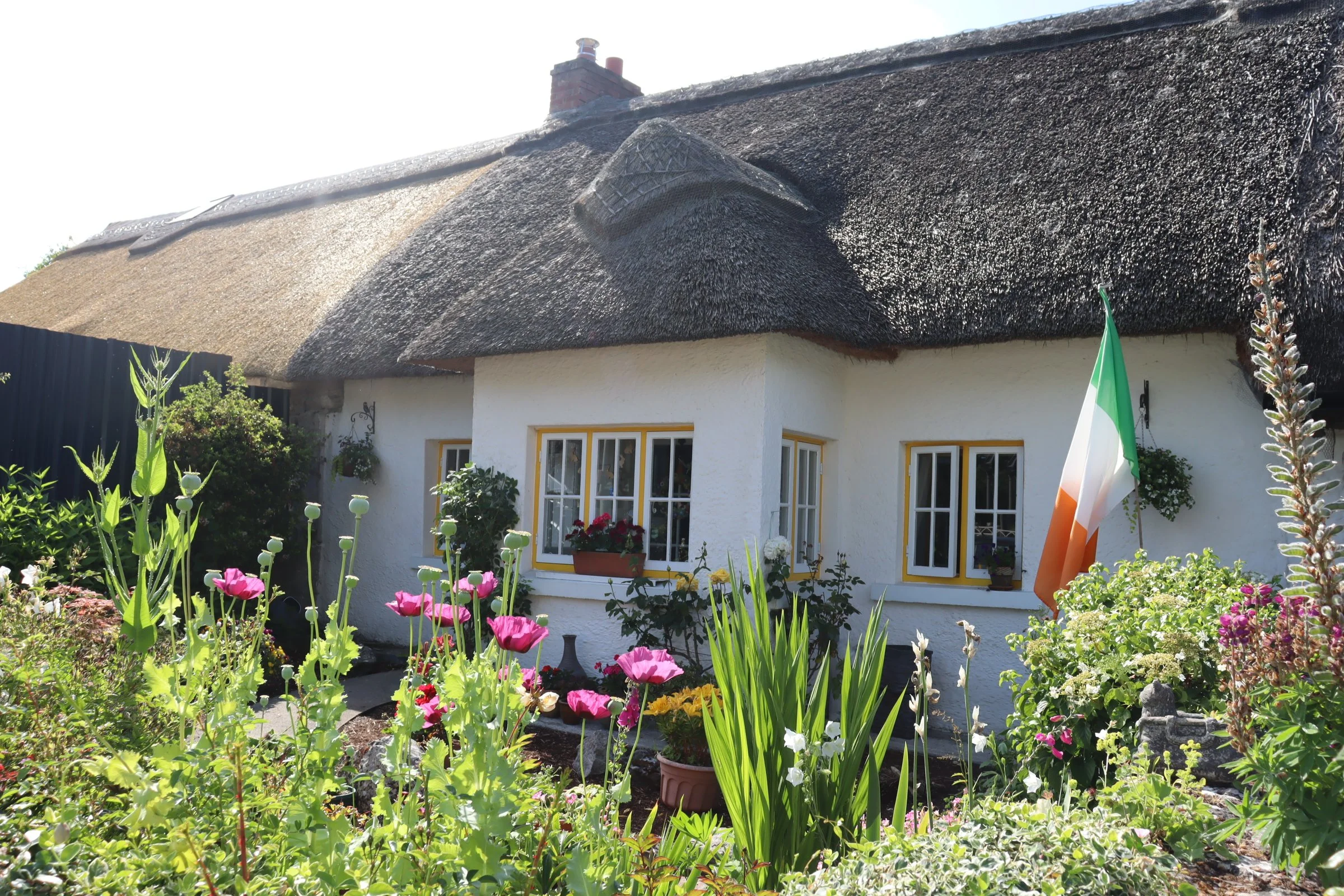Cottage typique d'Irlande à Adare comté de Limerick