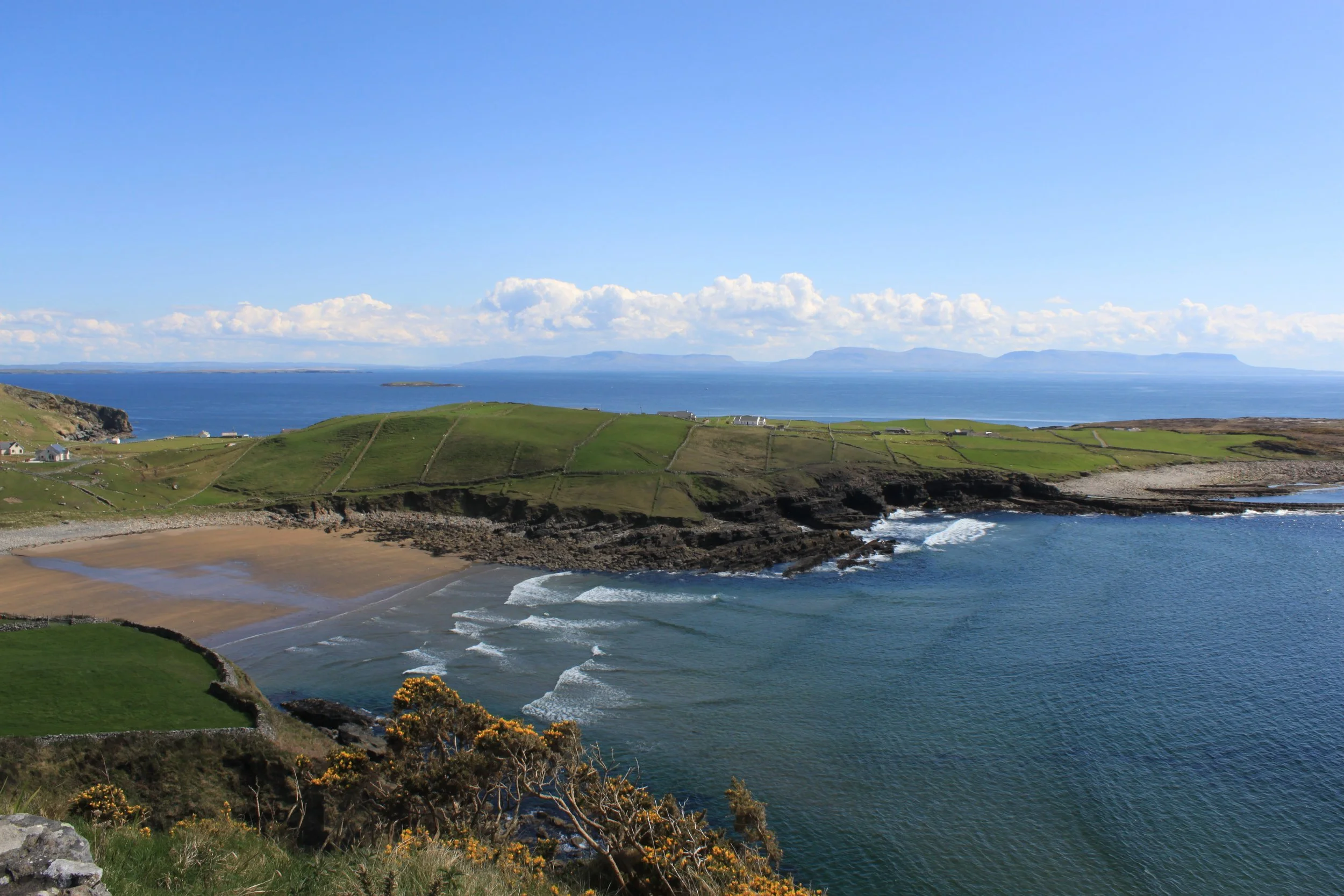 Plage dans le comté de Donegal en Irlande