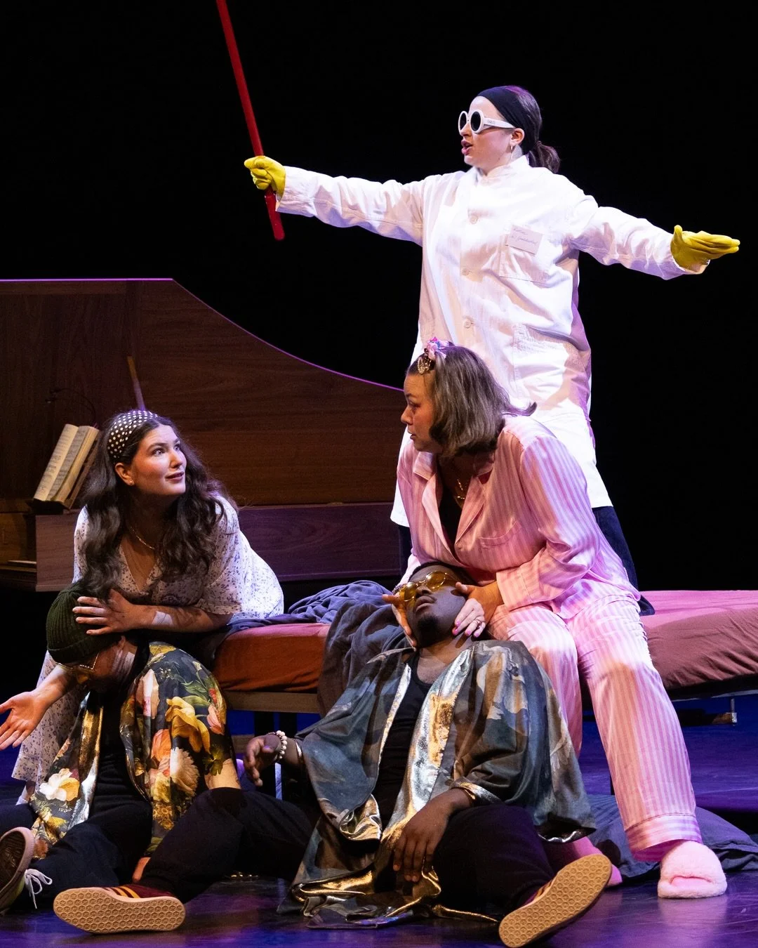 Despina disguised as the Doctor