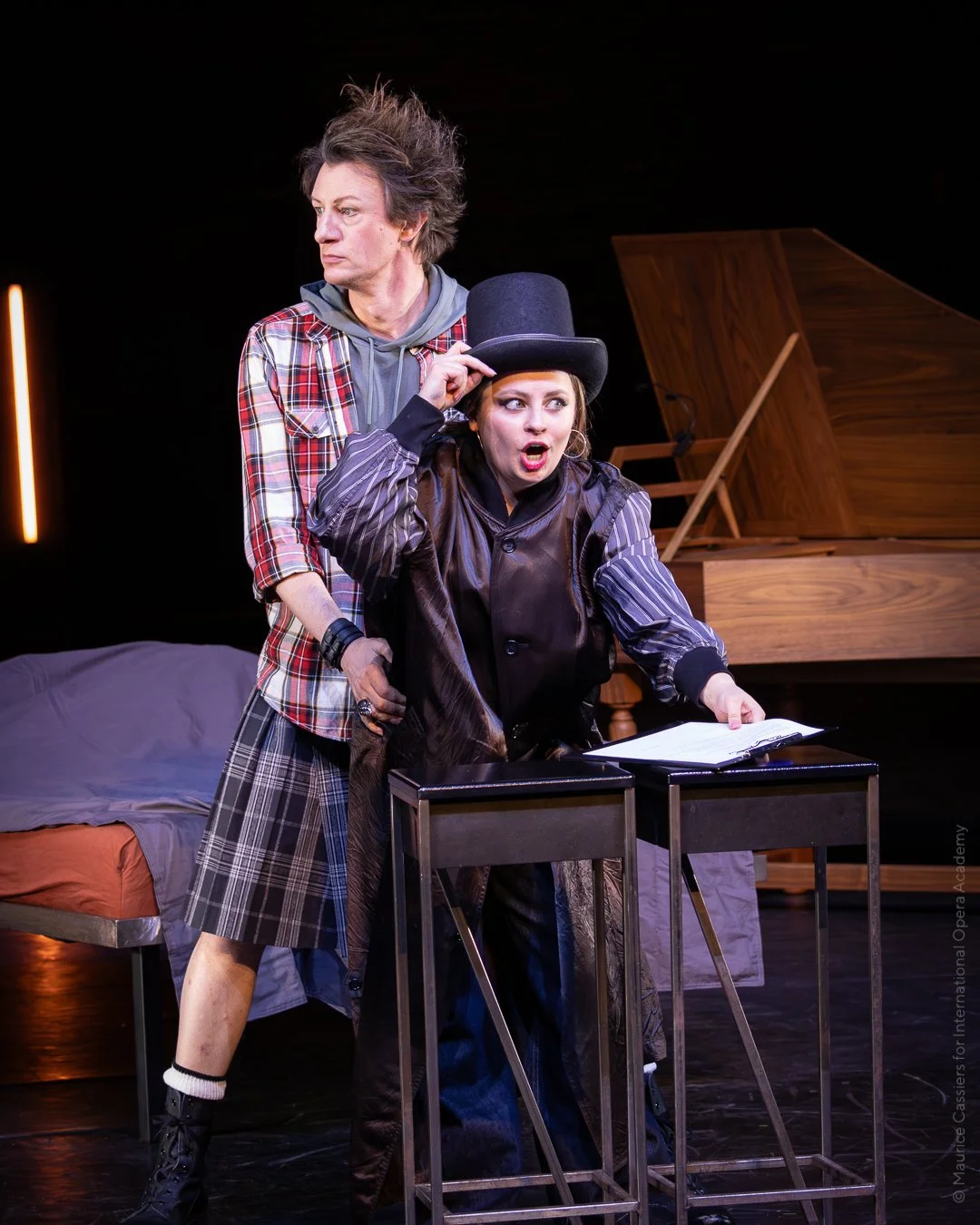 Despina disguised as a Notary