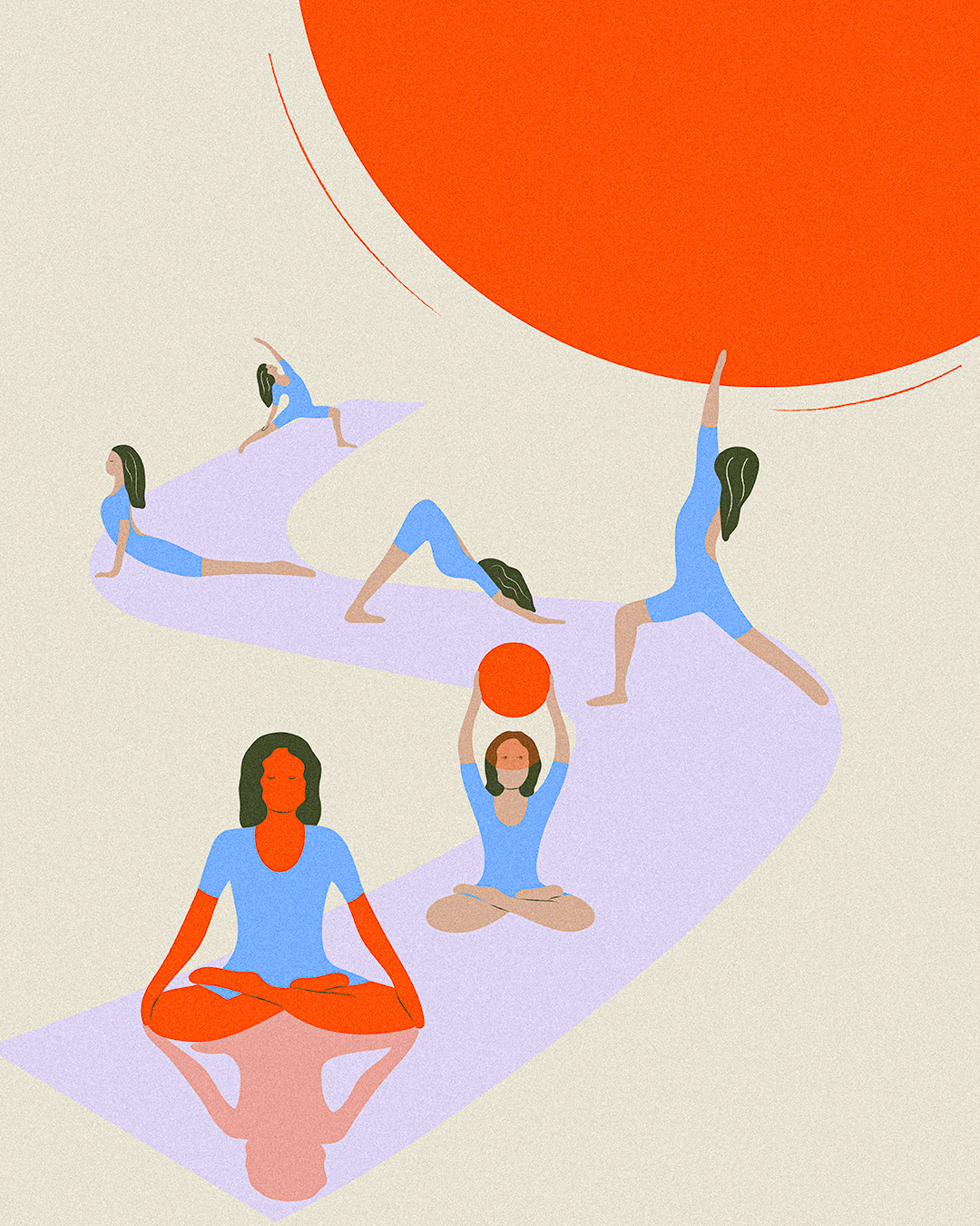 Illustration Yogaweg