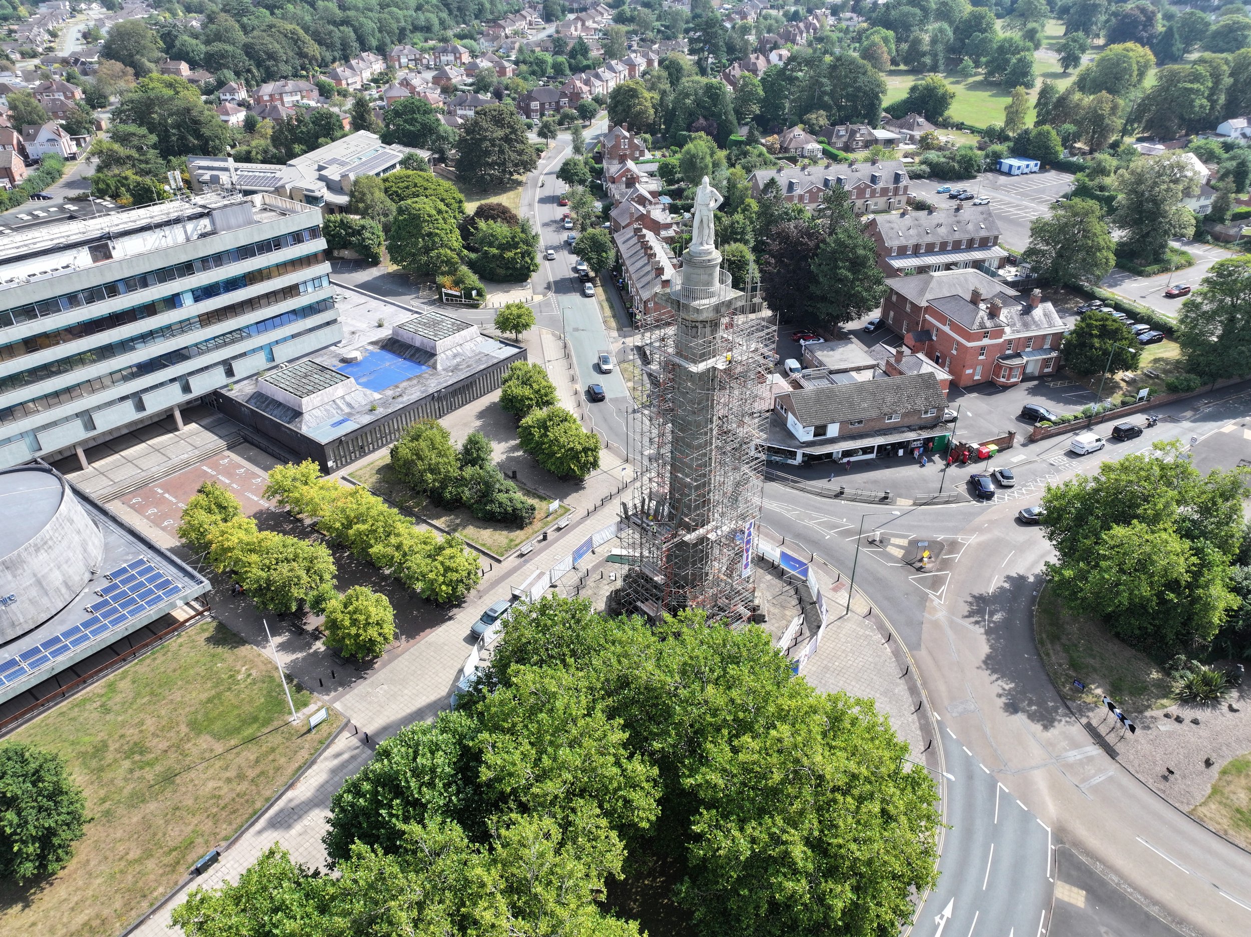 Lord Hill Statue Refurbishment: Works Now Underway