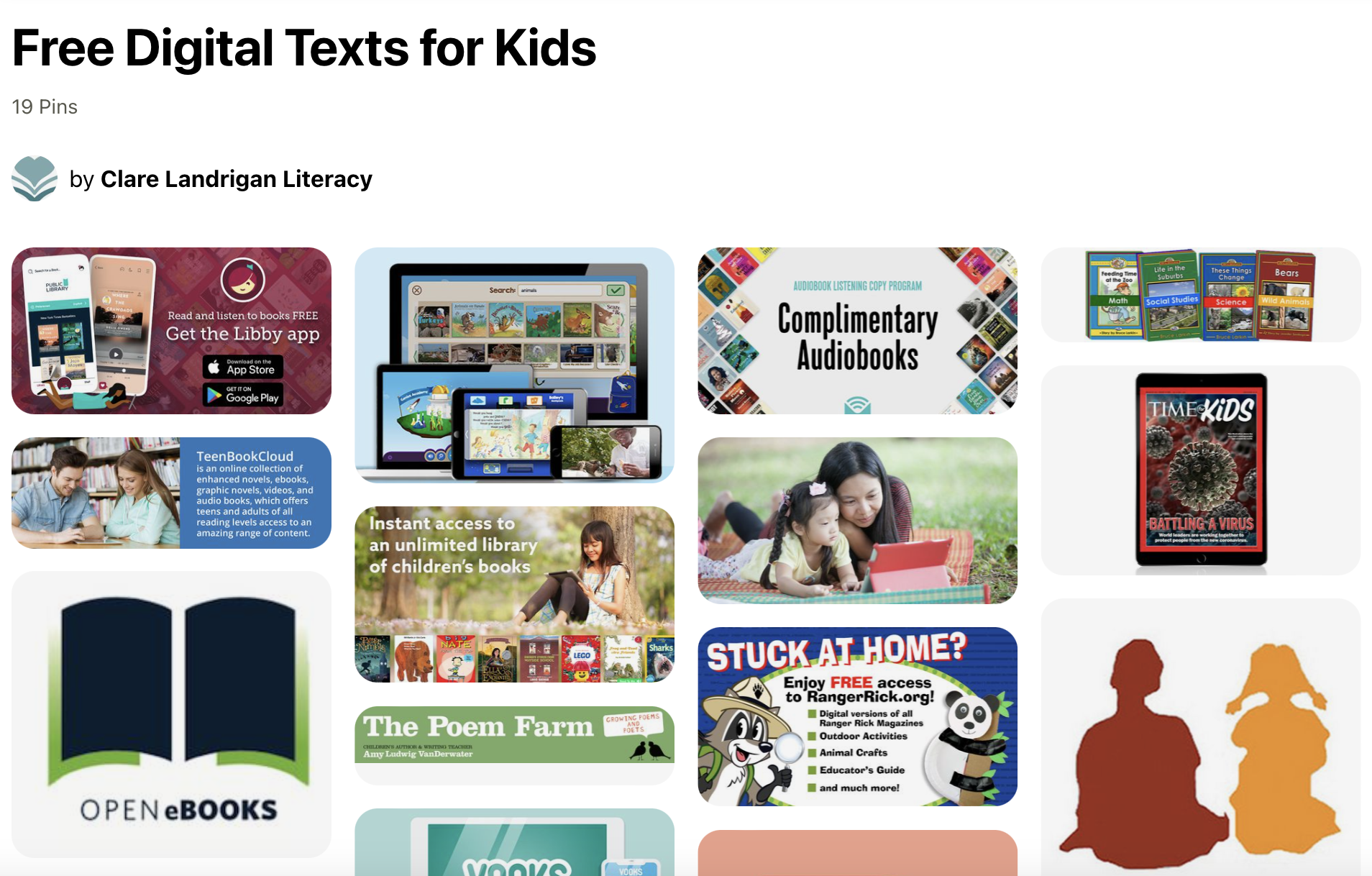 Text and Publishers Offering Free Digital Access, p. 52