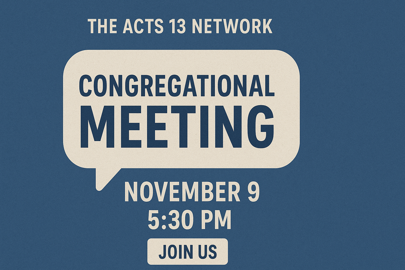 Congregational Meeting