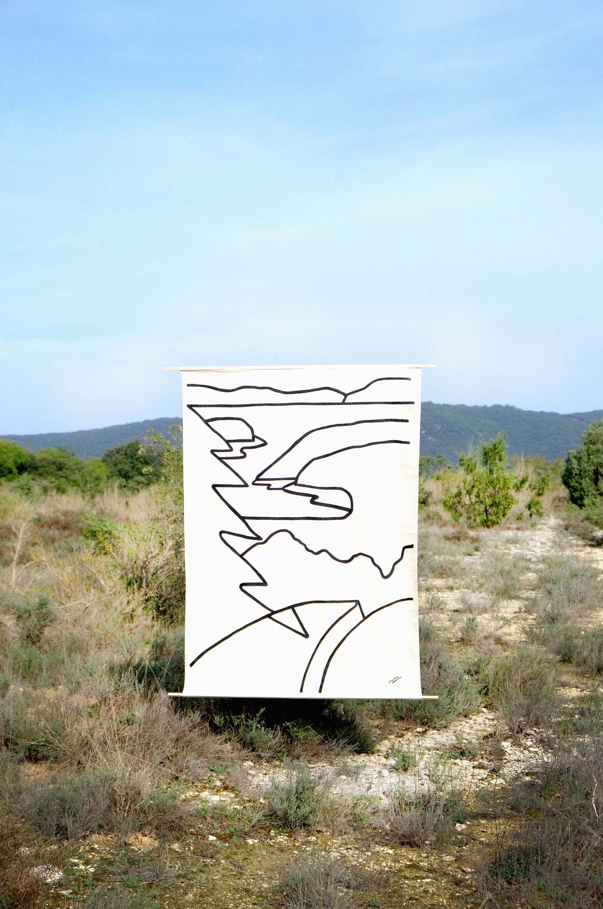 ALGONQUIN PARK - Tenture 100 x 140 cm - Série Landscapes (2022)