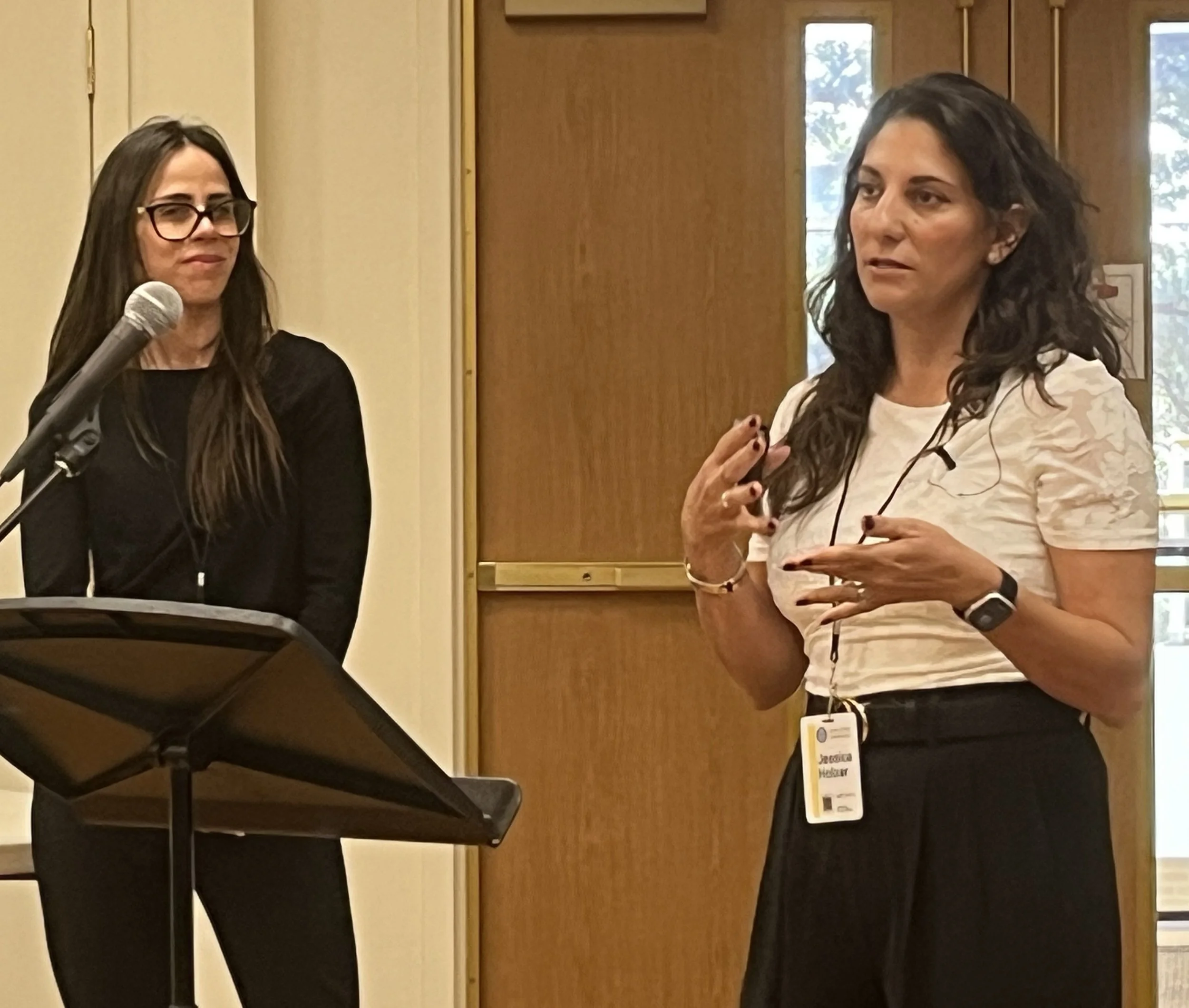 Jamie Shafir and Jessica Holzer speaking at ATNS Conference 2026.jpeg