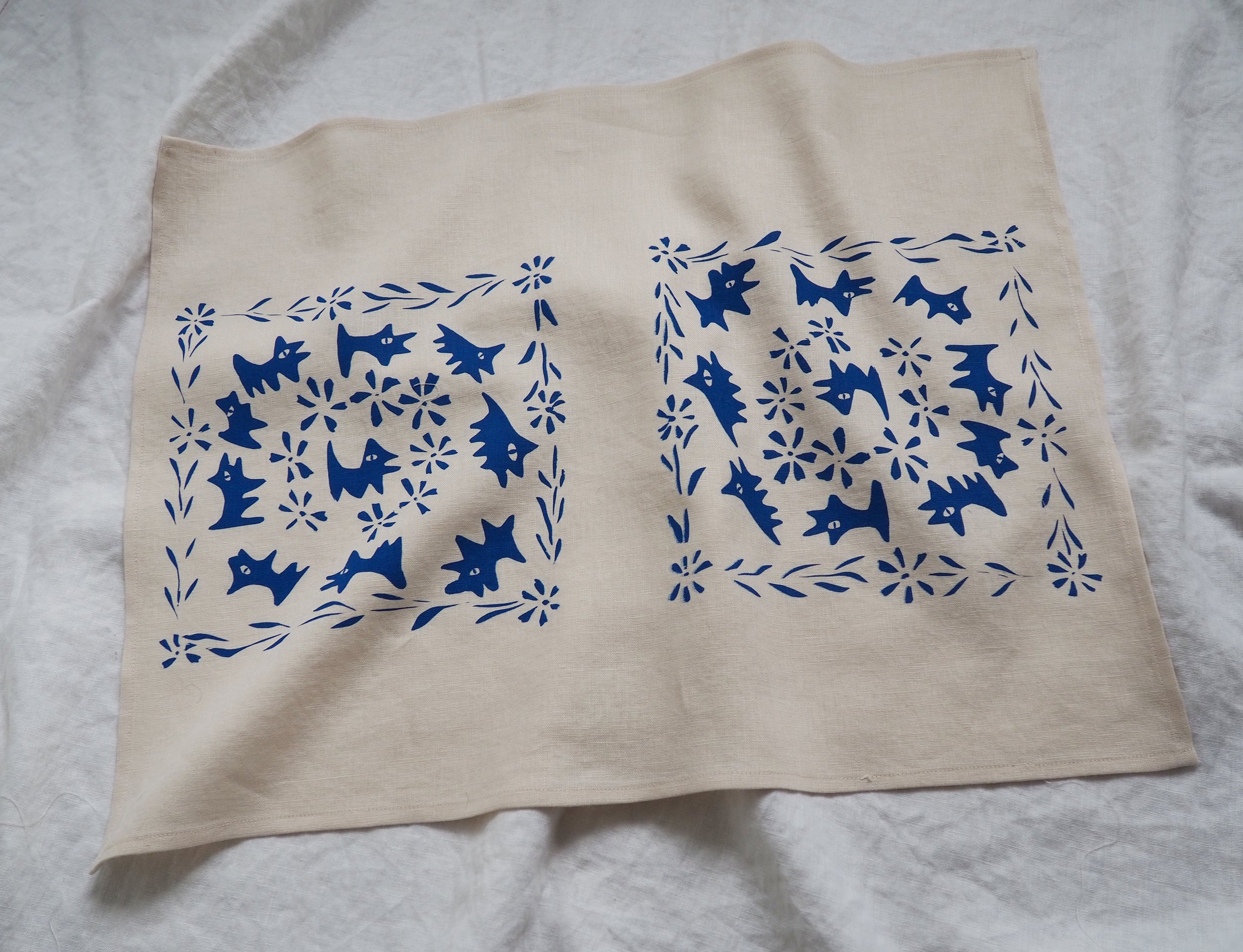 Seceret Garden - Linen Tea Towel