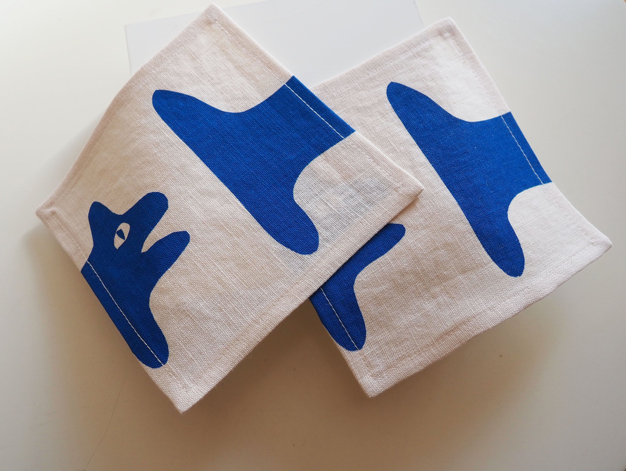 Blue Dog - Cocktail Napkin Set