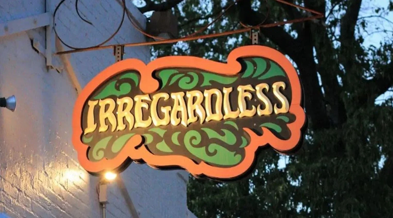 our sign that we haven't rebranded yet because it's a classic