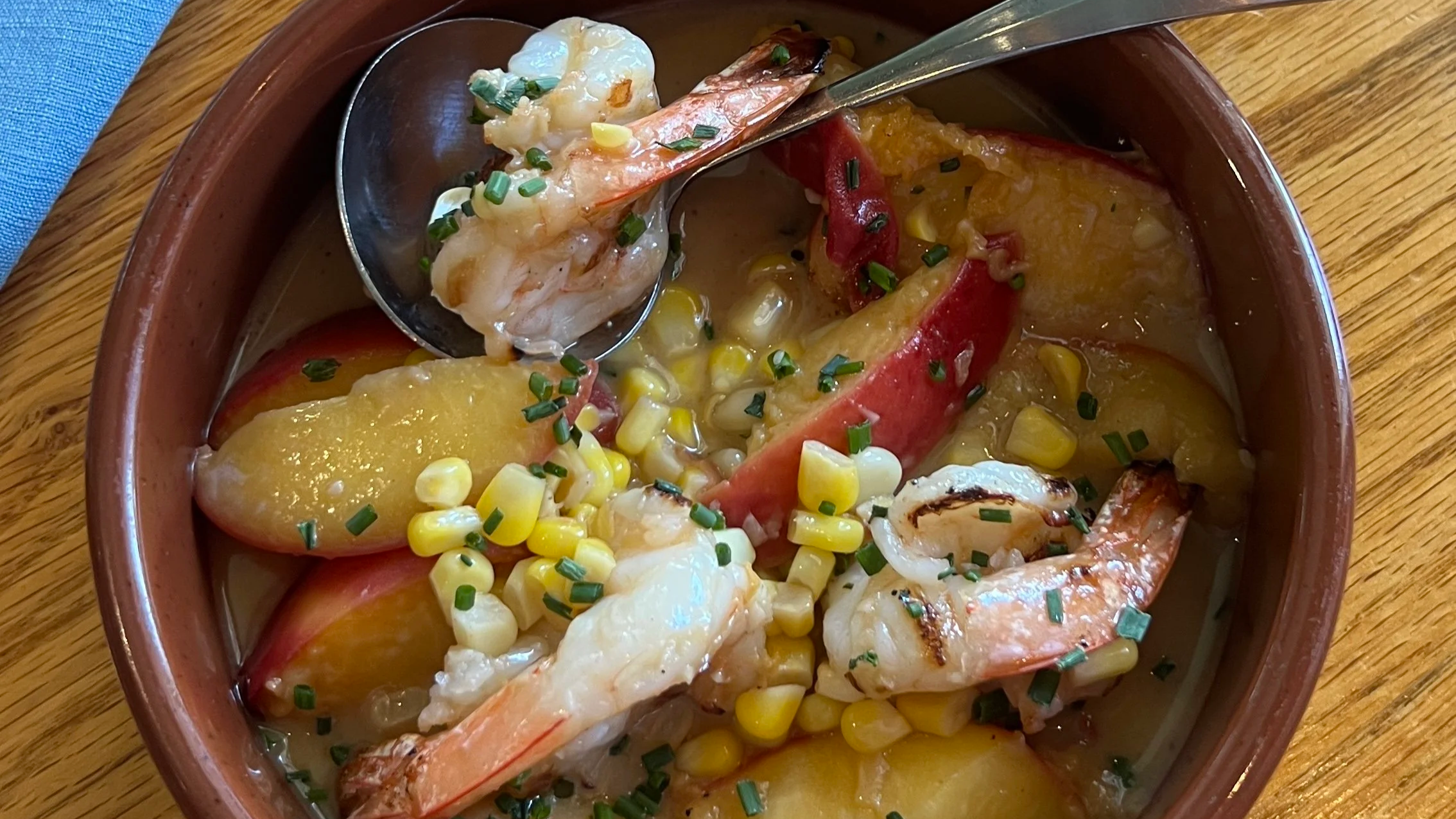 grilled prawns summer small plate