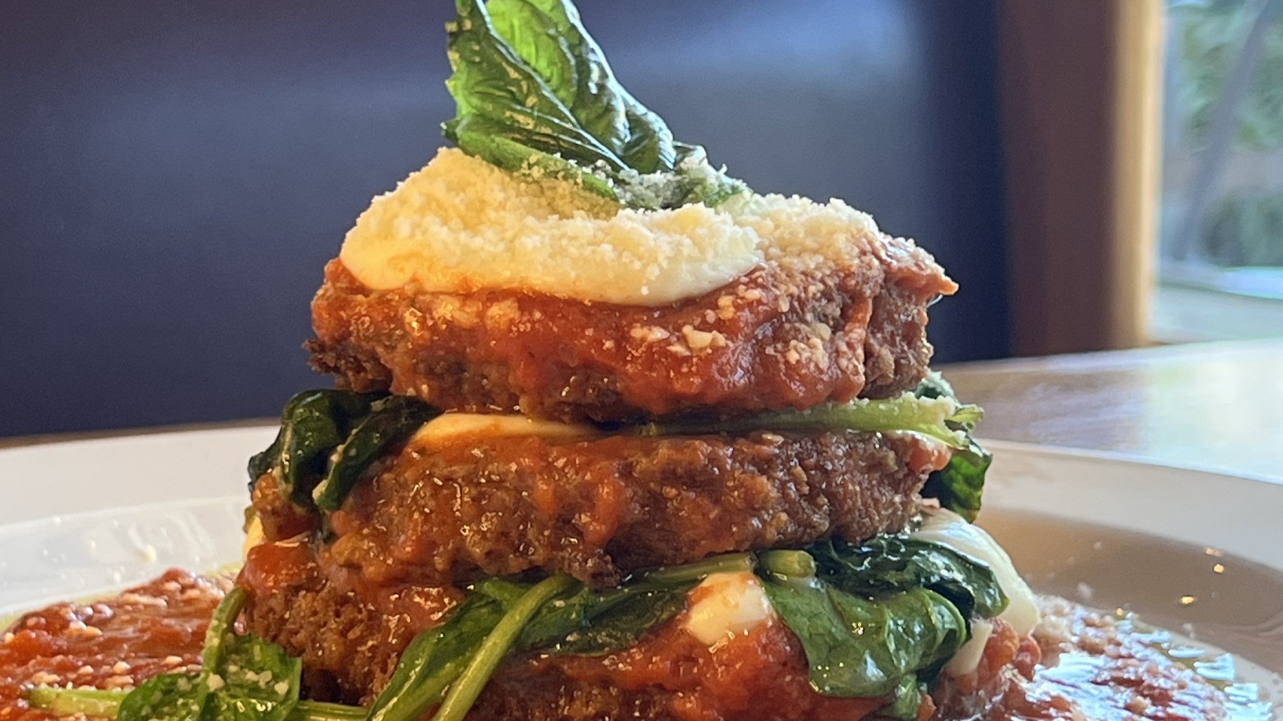 eggplant tower (gluten free)