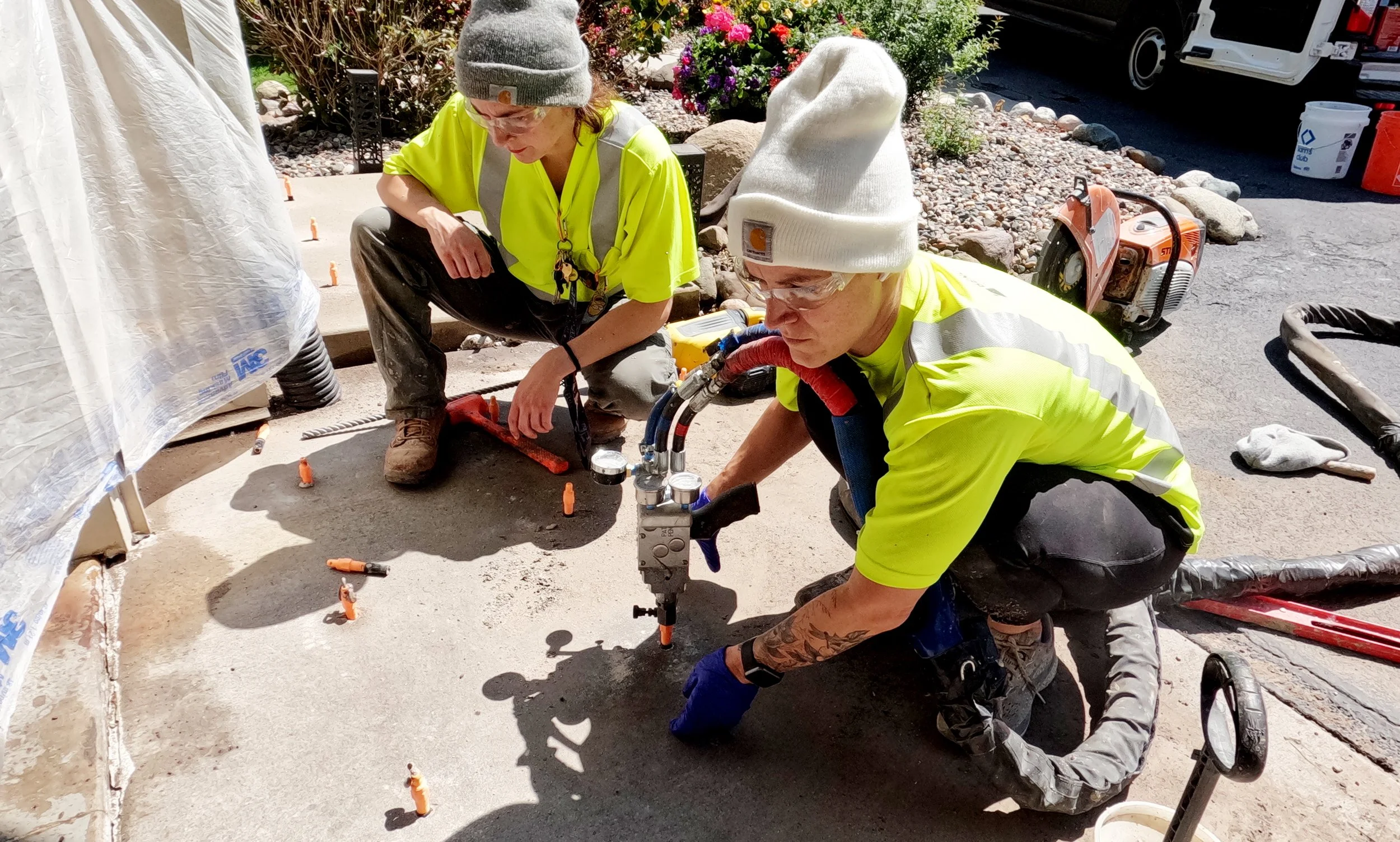 How Benchmark Concrete Raising Uses Sustainable Practices to Repair Concrete the Smart Way