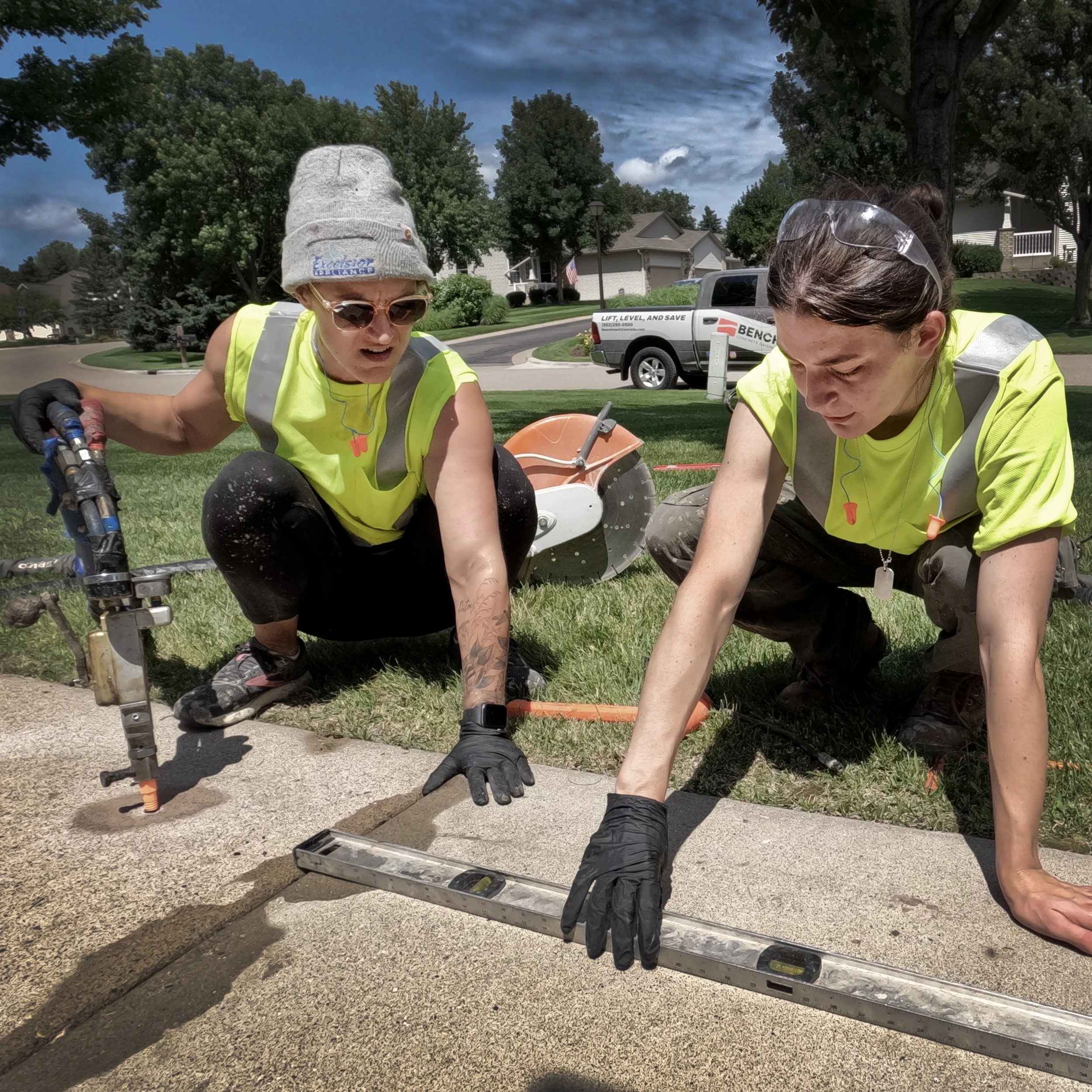 Sidewalk Leveling Cost in Minneapolis (Polyurethane Foam)