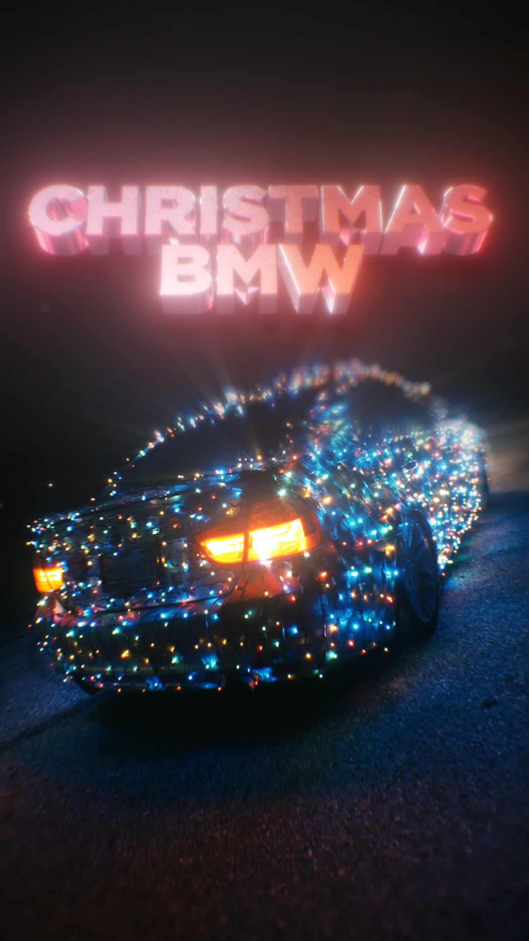 Christmas Lights BMW