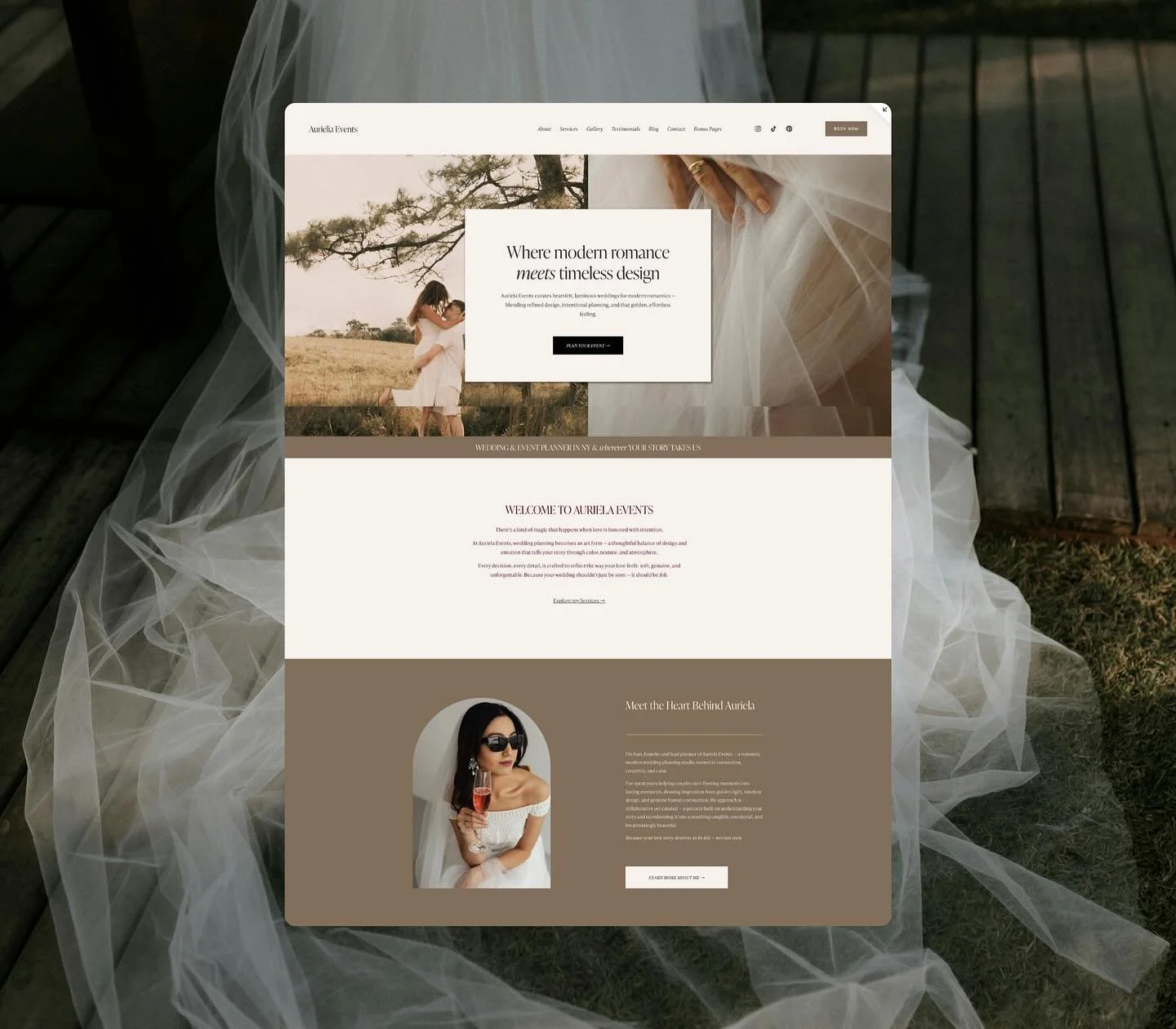 Every project is its own world &mdash; from fonts to imagery to the way the story unfolds on each scroll.

Here&rsquo;s a peek inside The Venue Edit&rsquo;s portfolio 🖤