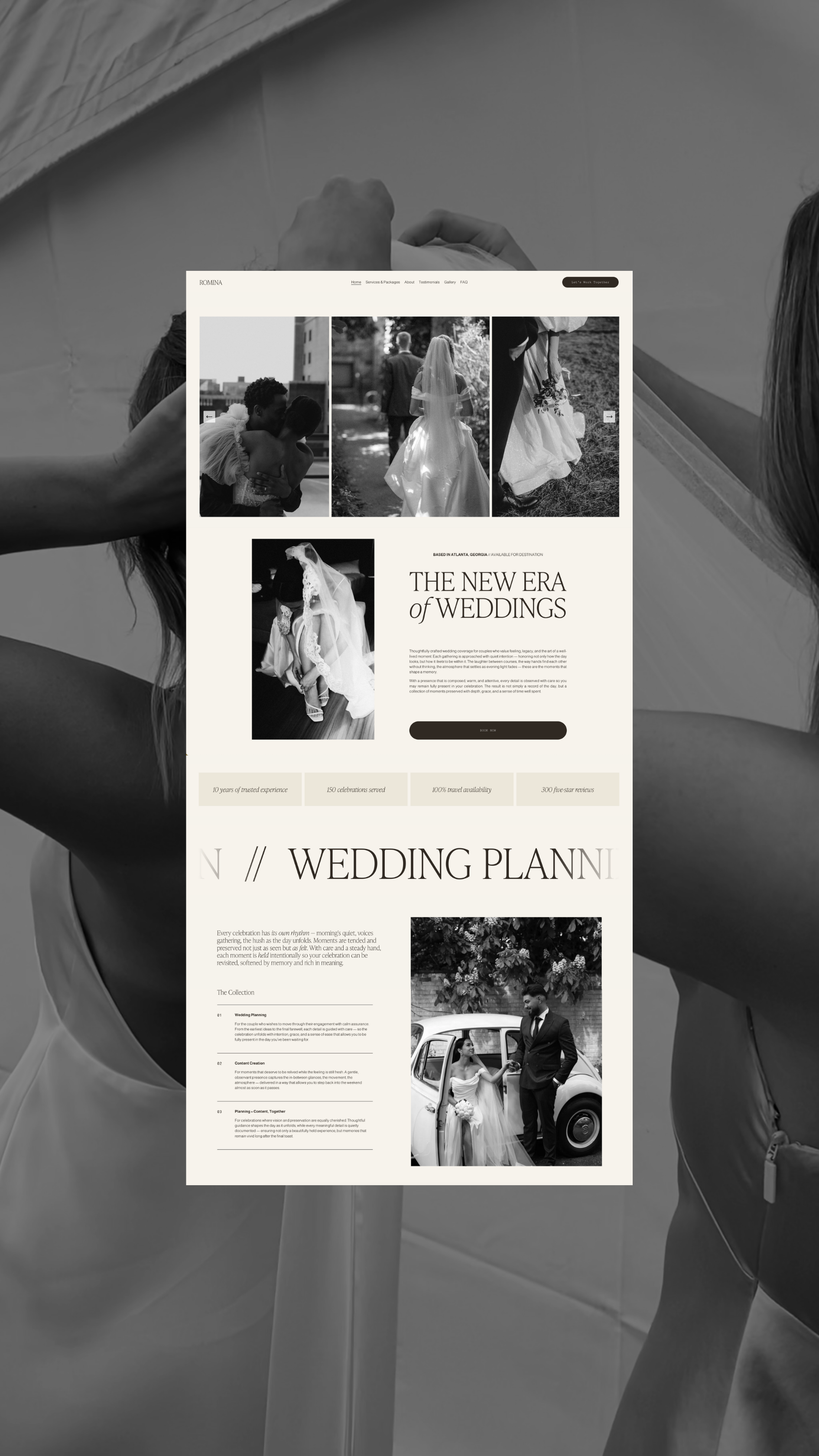 custom website design for nautical wedding venue.png