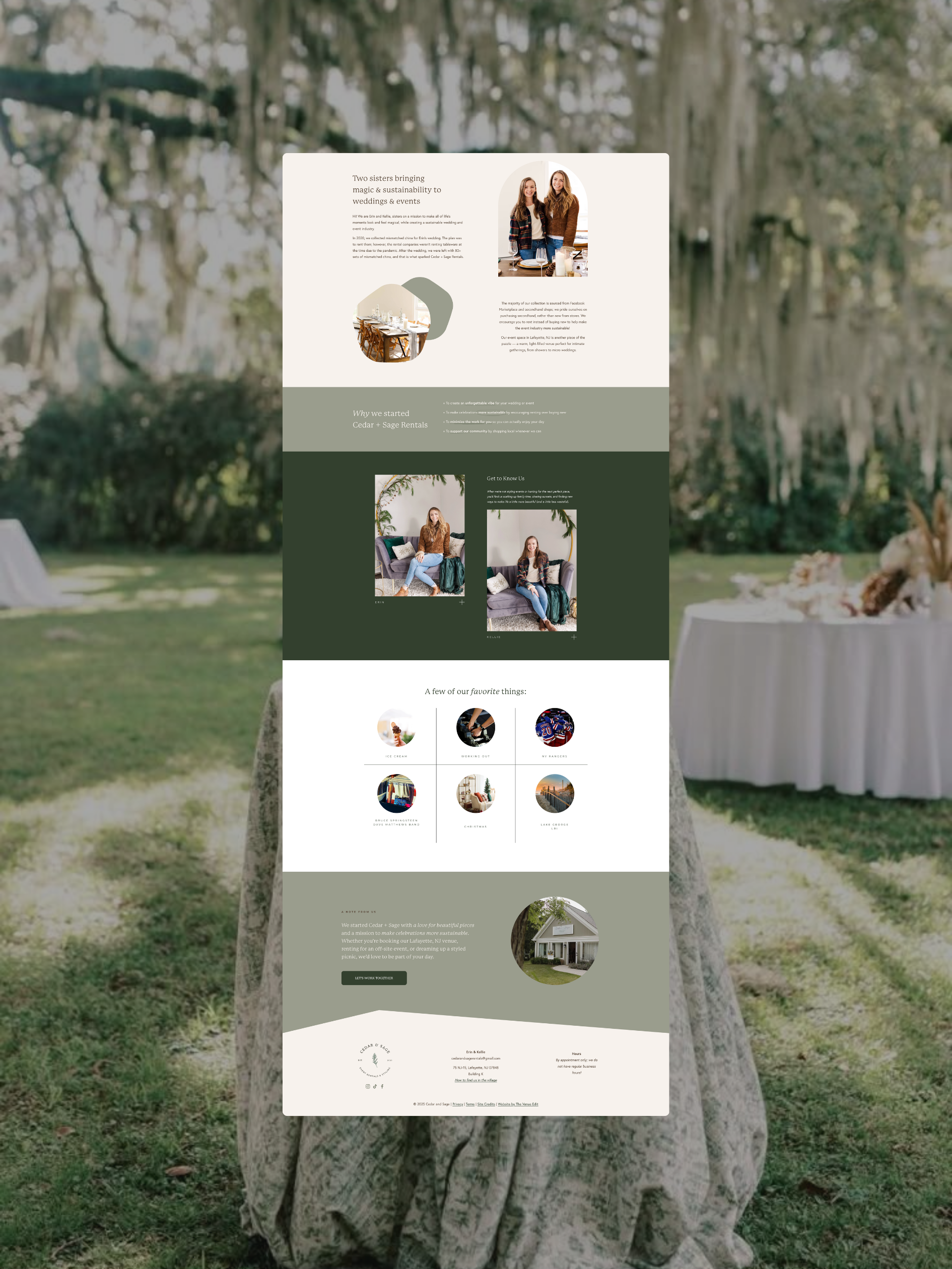 custom website design for wedding event rental company about page.png