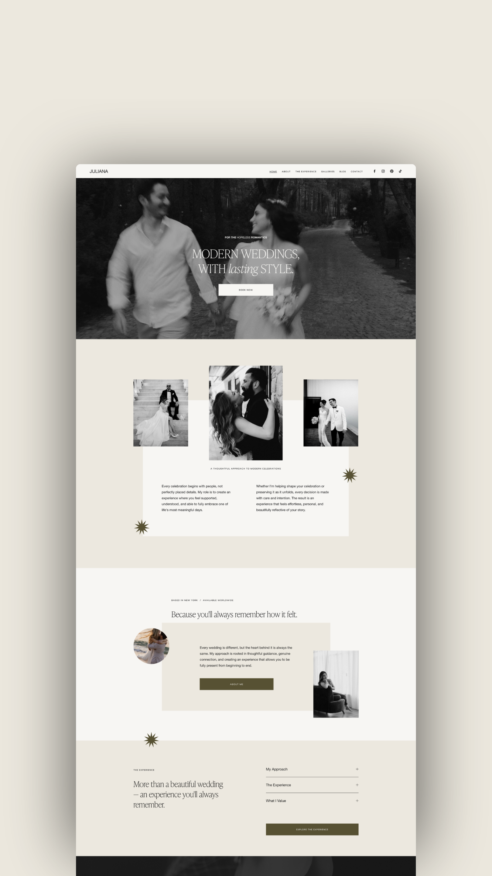 Juliana Squarespace Template