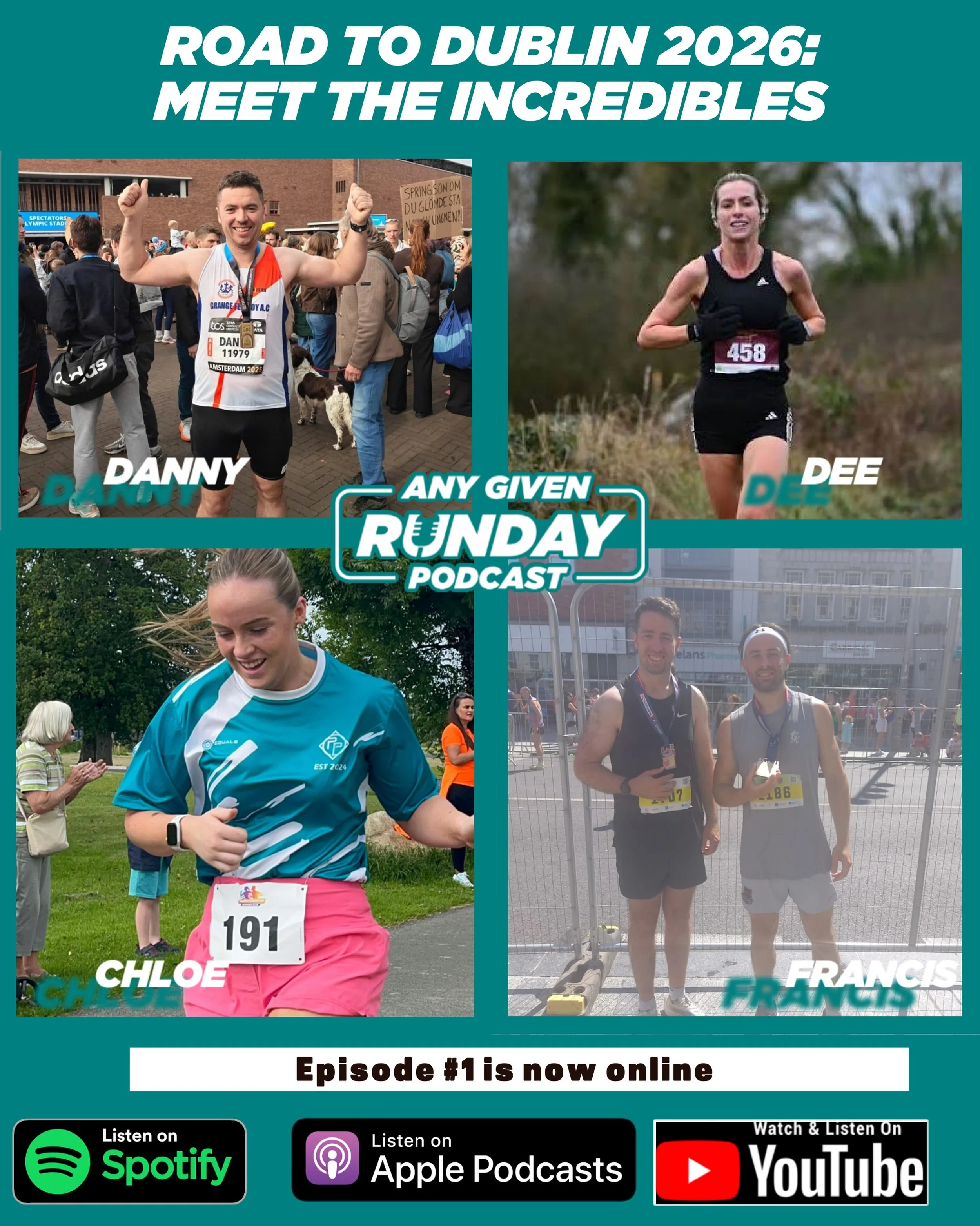 Road to Dublin 2026 Season 2 Anygivenrunday podcast The Incredibles