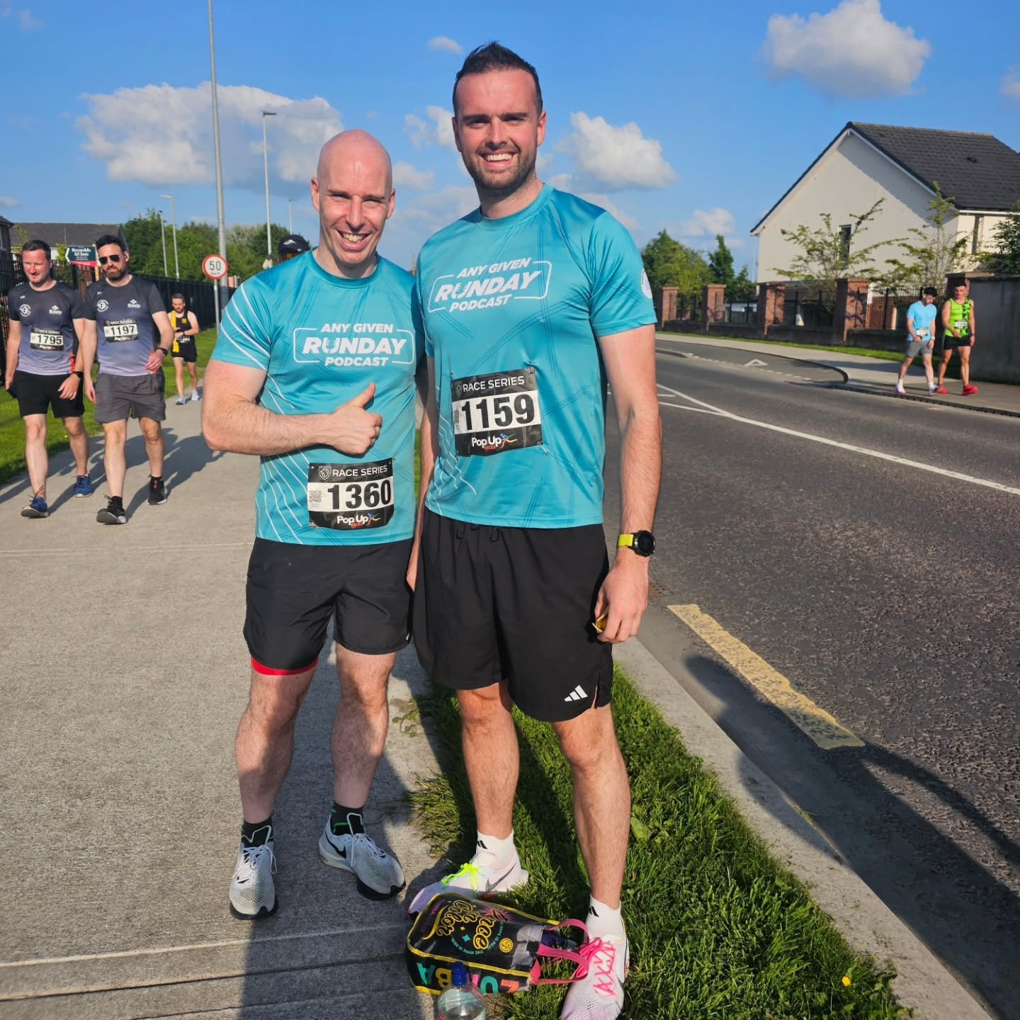 All set for the Dunshaughlin 10k... well, we think Eric is