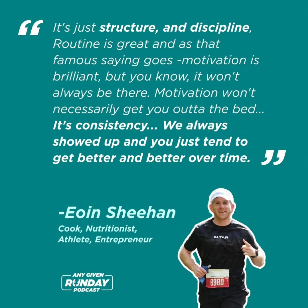 🏁 Show Up, Fuel Up: Eoin Sheehan&rsquo;s Blueprint for Performance

Eoin Sheehan (@eoinsheehan) wears a lot of hats&mdash;TV chef, entrepreneur, nutritionist, and ultra endurance athlete. But when it comes to training, he keeps it simple: build stru