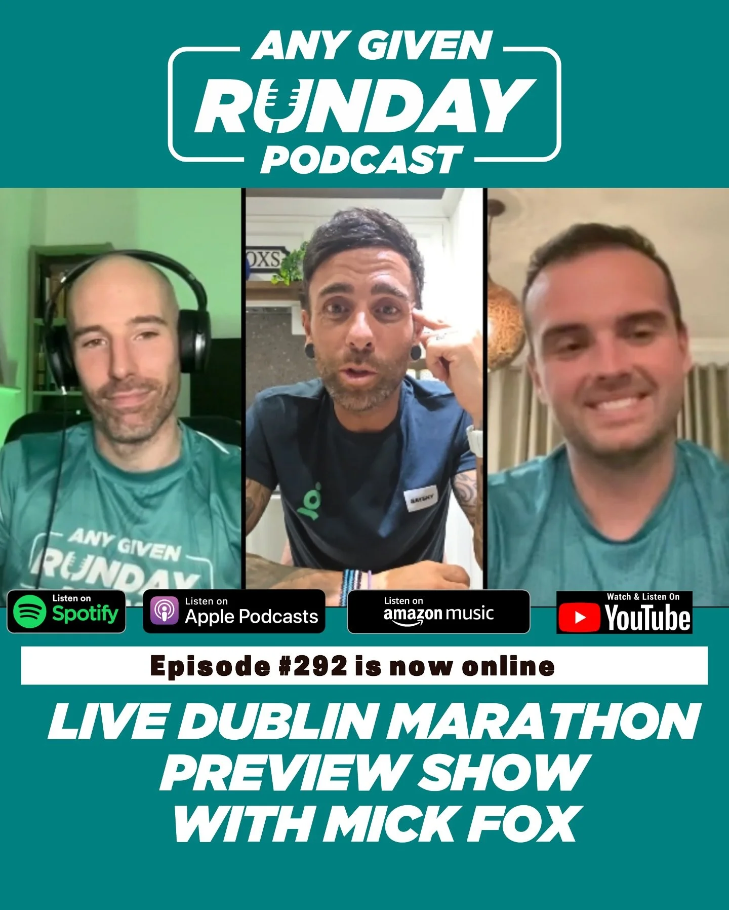 It&rsquo;s the preview of the Dublin Marathon 2025, and we have a 2:21 Dublin Marathon runner and, just as impressive, a third appearance on the Any Given Runday Podcast, Michael Fox (@runningfox26.2 on Instagram), back with us to break down the bigg