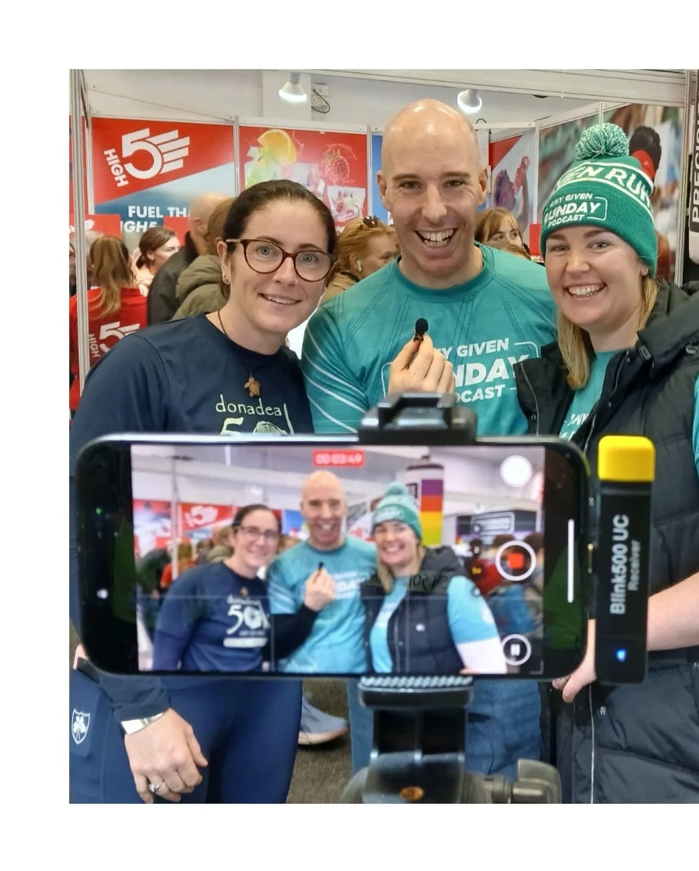 Great morning hearing a lot of stories about people&rsquo;s Dublin Marathon journey 

A HUGE thank you to everyone at the pacers stand this morning as well as everyone that came over and said hi&hellip; especially those that jumped on camera for with