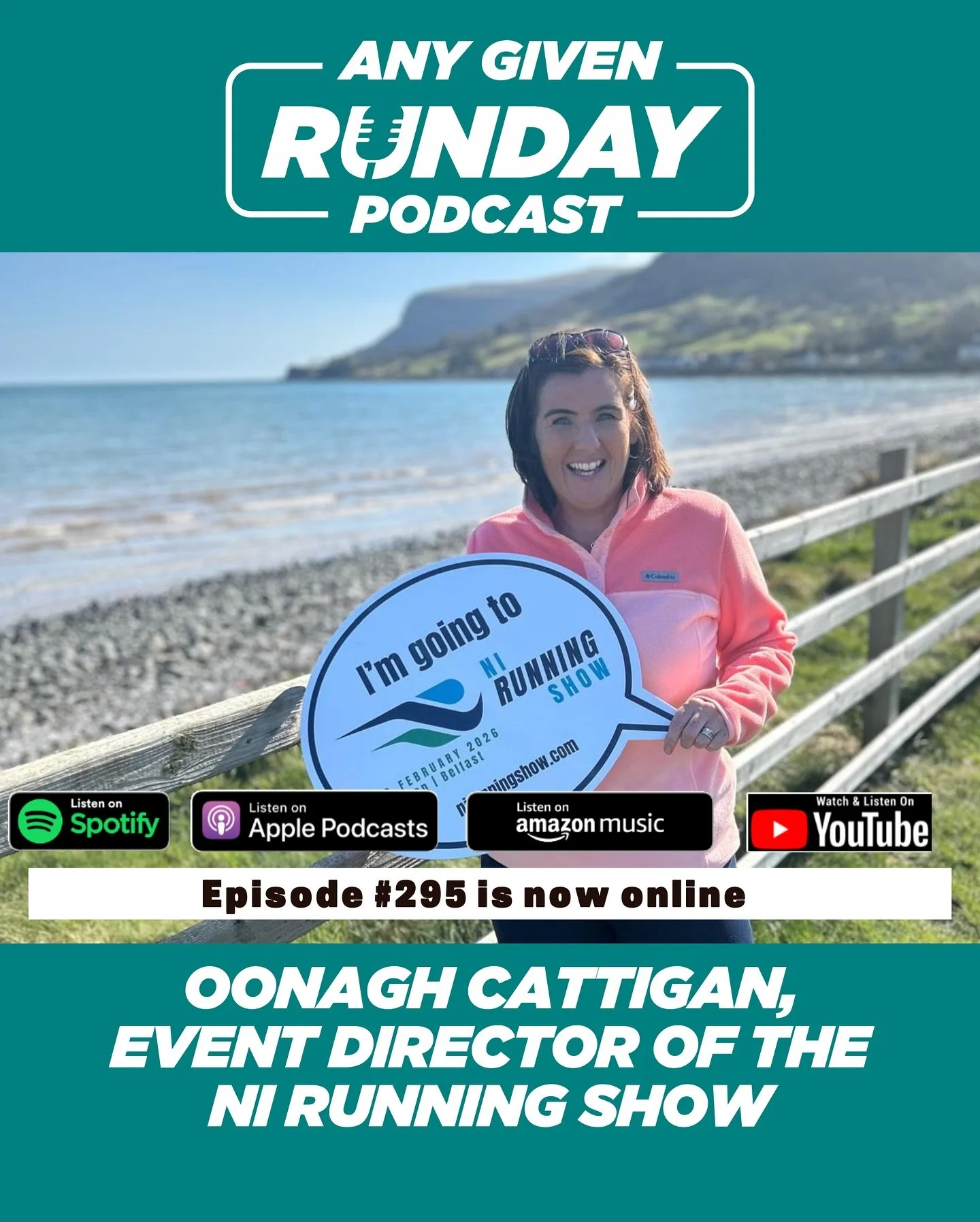 This week, we welcome the event director of the NI Running Show (@nirunningshow on Instagram), Oonagh Cattigan, to talk about the first ever NI Running Show, coming to the Eikon Centre on 7 &amp; 8 February 2026. 

Oonagh discusses her journey into r