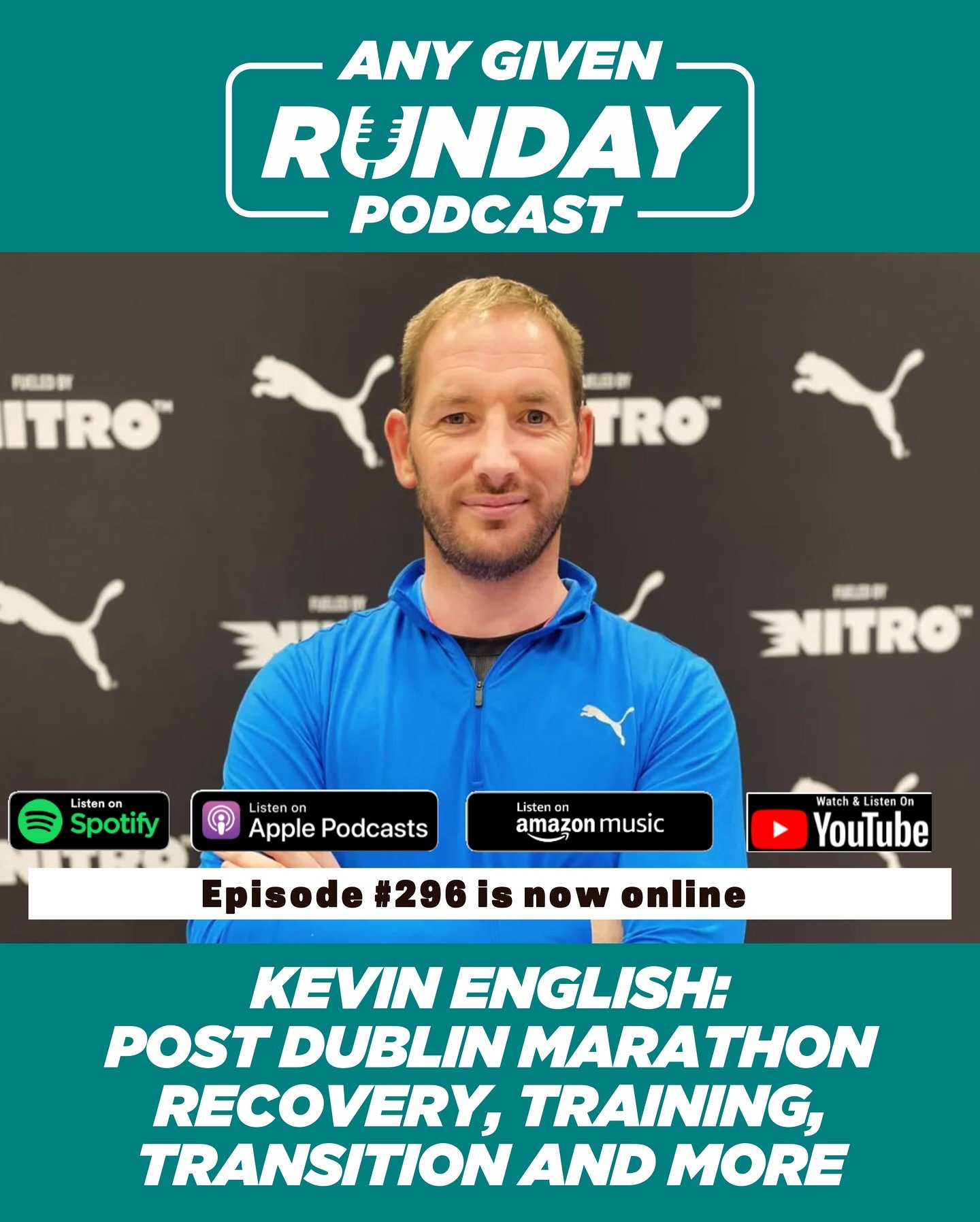 We&rsquo;re delighted to have Kevin English (@kevin_english29 on Instagram) back on the Any Given Runday Podcast to discuss all things post marathon, including recovery, tackling the post marathon blues and what your training should look like, the do