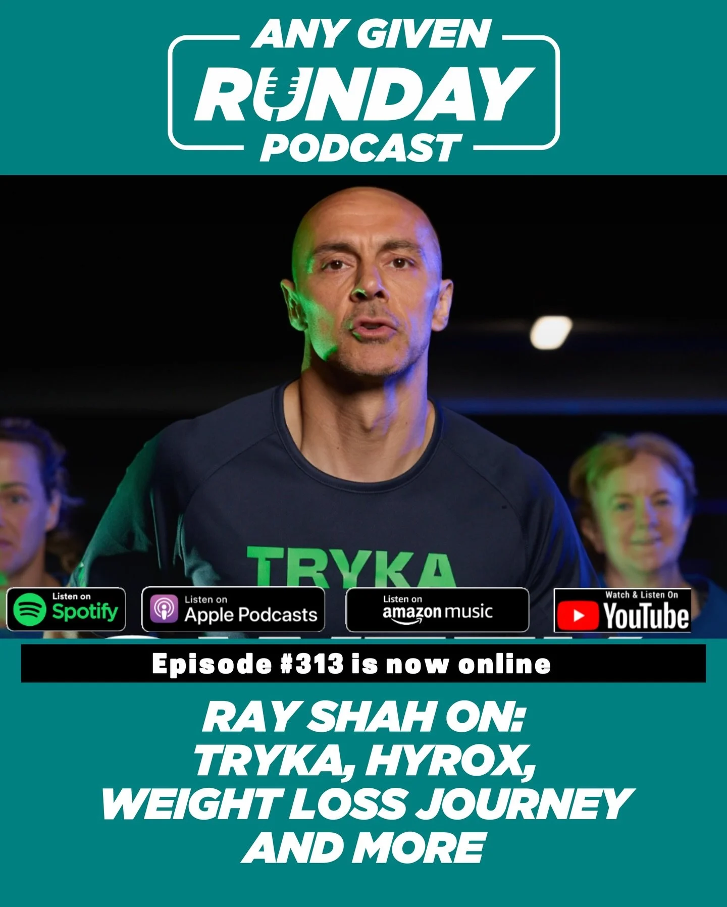 In this episode of the Any Given Runday podcast, Ray Shah (@rayshah on Instagram) shares his journey from being unfit and overweight during Covid to becoming a competitive athlete in Hyrox with multiple podium wins and World Championship appearances.