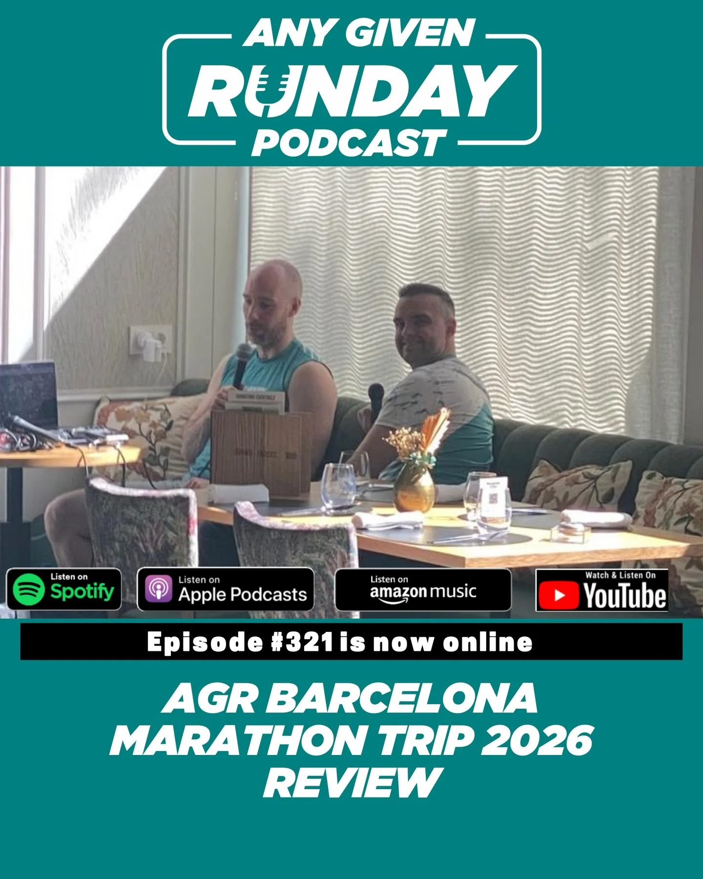 Fresh, or not so fresh off the Barcelona Marathon, Eric and Se&aacute;n review the marathon weekend, and they&rsquo;re contrasting experiences of race day. Munro, a previous guest and great friend of the podcast, also joins in later to provide his pe