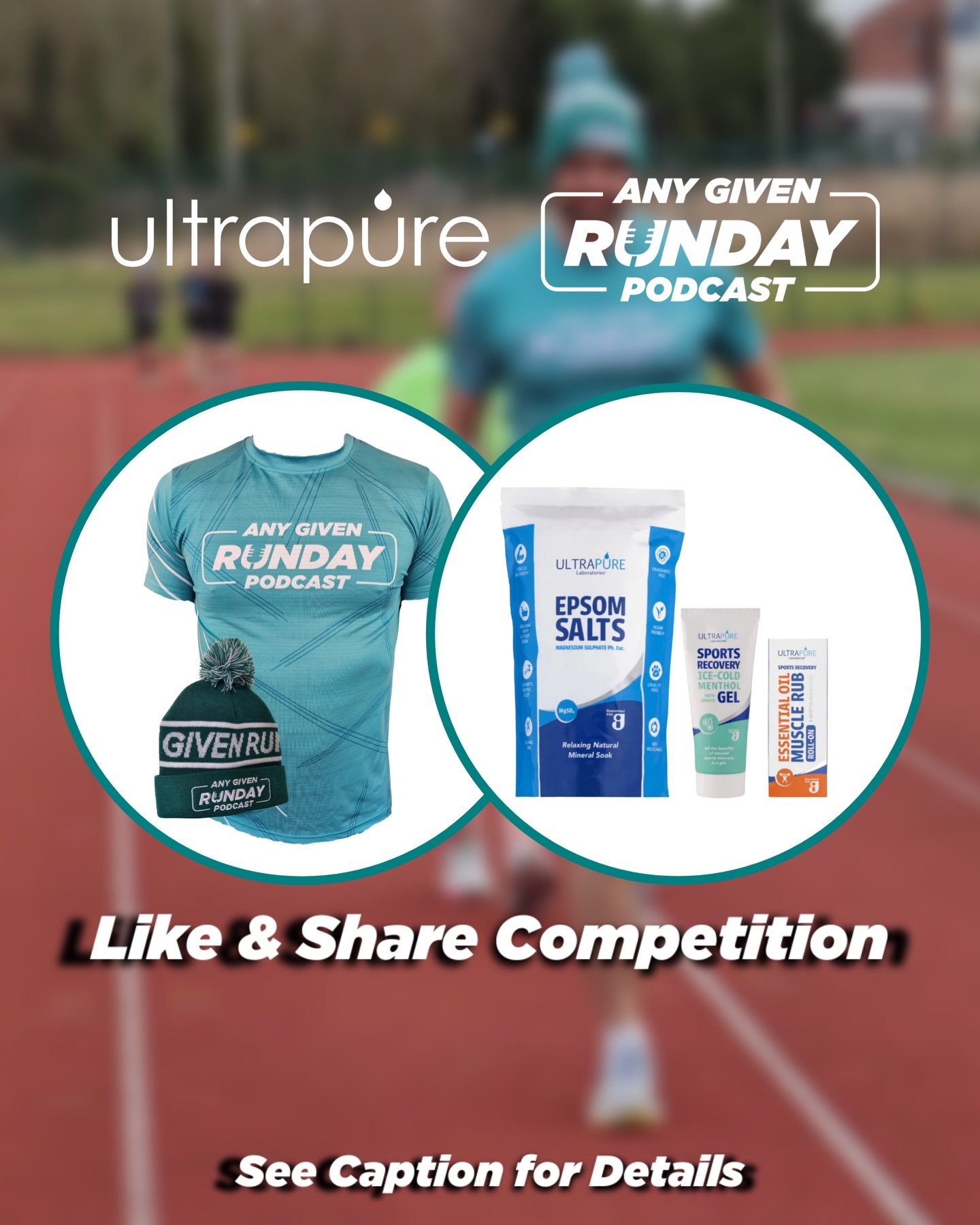 Like &amp; Share Competition

Win an Ultra Sports Recovery Trio set along with an AGR t-shirt and the most sought after commodity on the Irish running scene today, the AGR bobble hat!

All you have to do is:

1. Make sure you&rsquo;re following both 